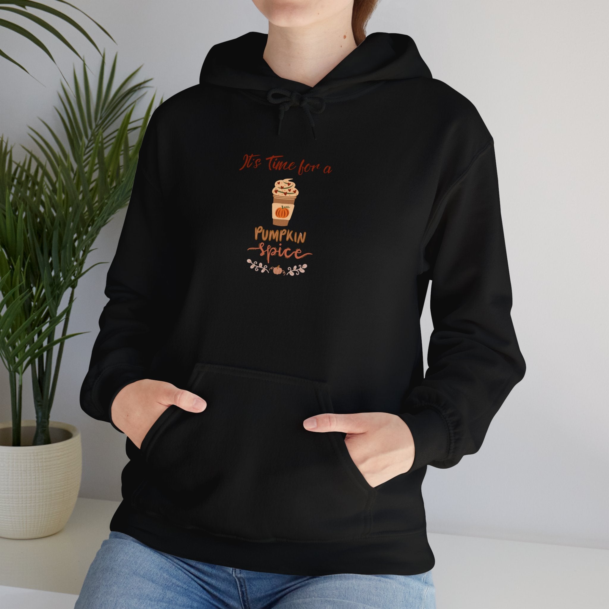 It's Time For A Pumpkin Spice Unisex Heavy Blend™ Hooded Sweatshirt