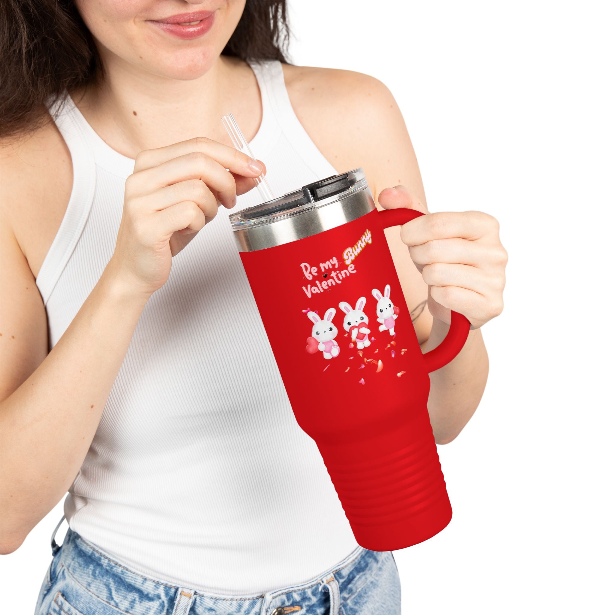 My Bunny Valentine Insulated Travel Mug, 40oz