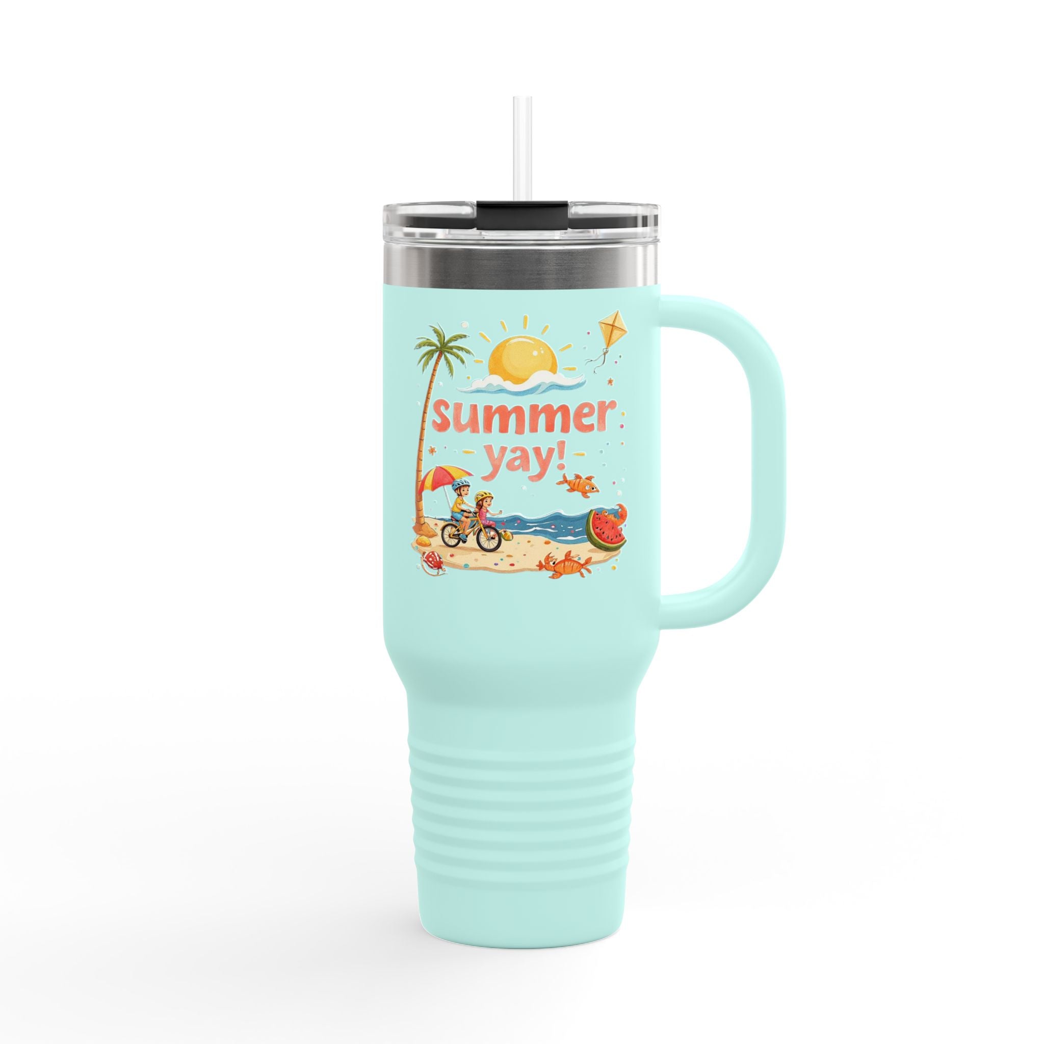 Summer Yay! Insulated Travel Mug, 40oz