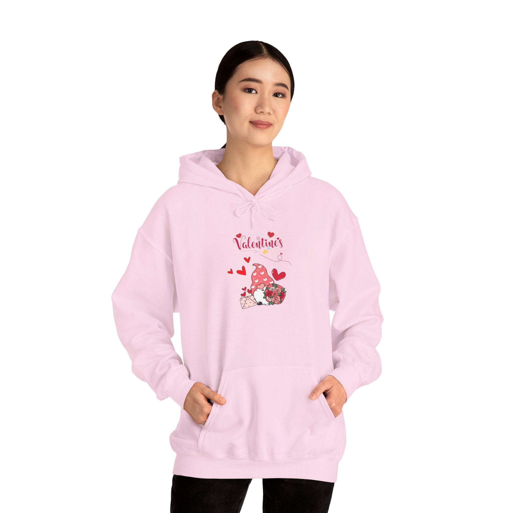 Gnome Valentine's Day Unisex Heavy Blend™ Hooded Sweatshirt