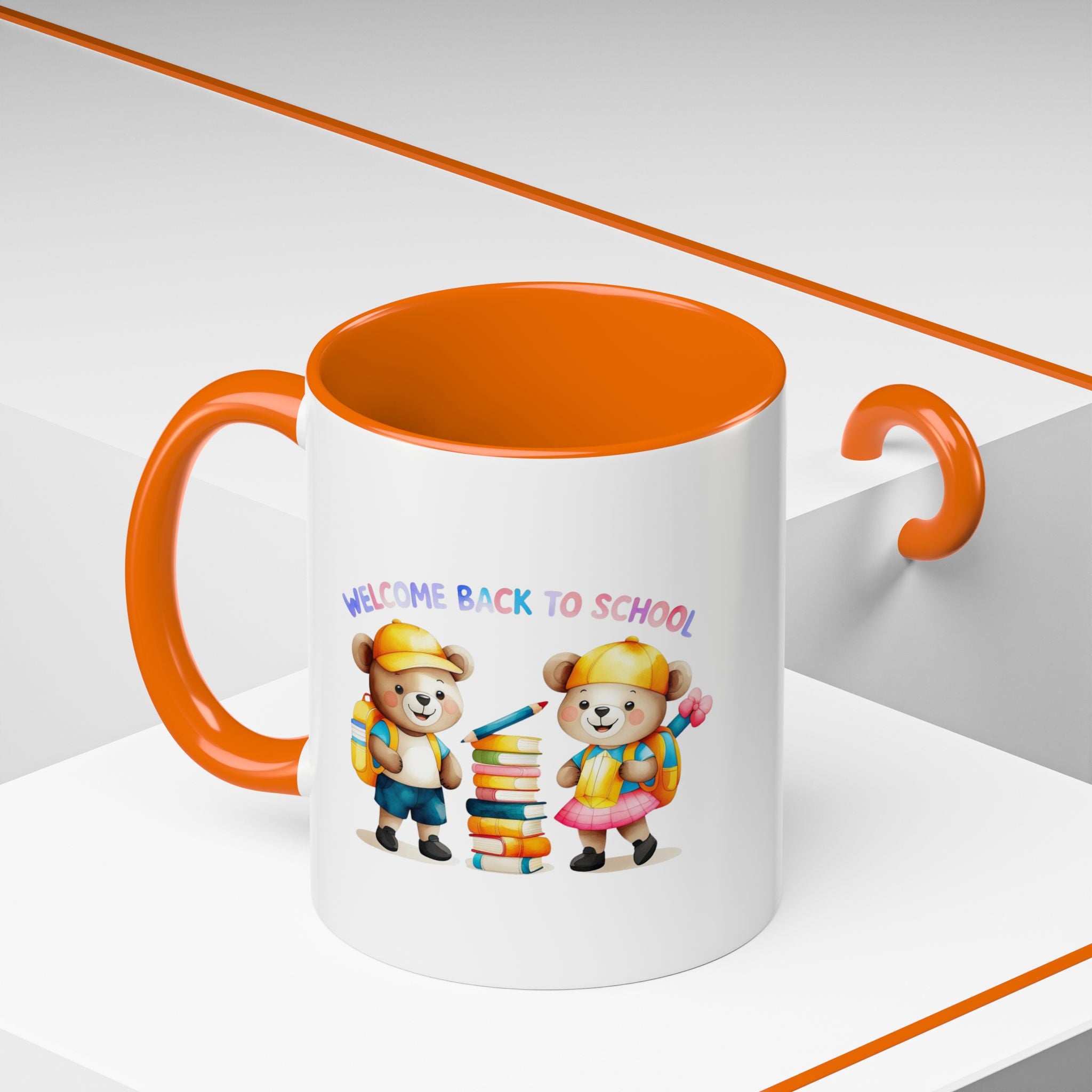 Welcome Back to School Bear Coffee Mug - 11oz, 15oz