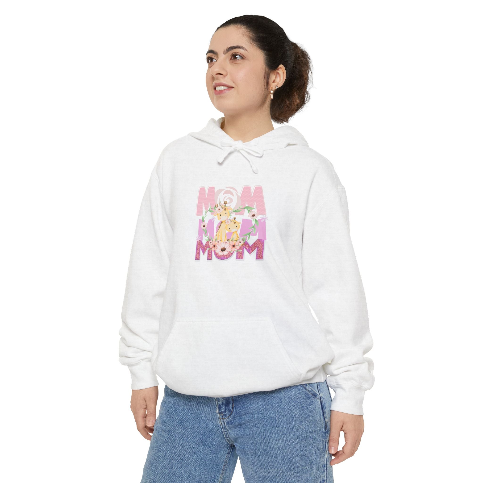 Our First Mother's Day Unisex Garment-Dyed Hoodie