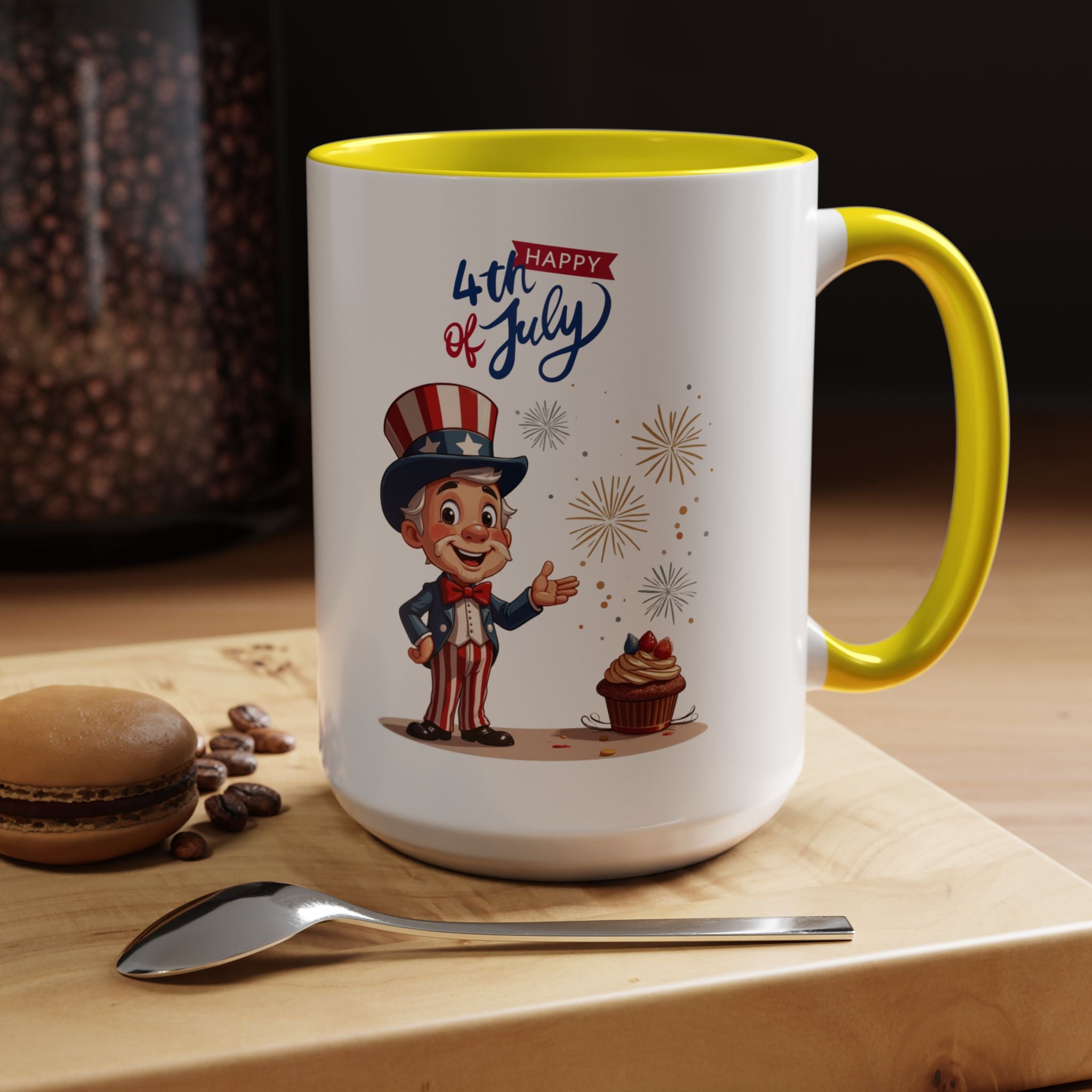 Uncle Sam Happy 4th of July Coffee Mug