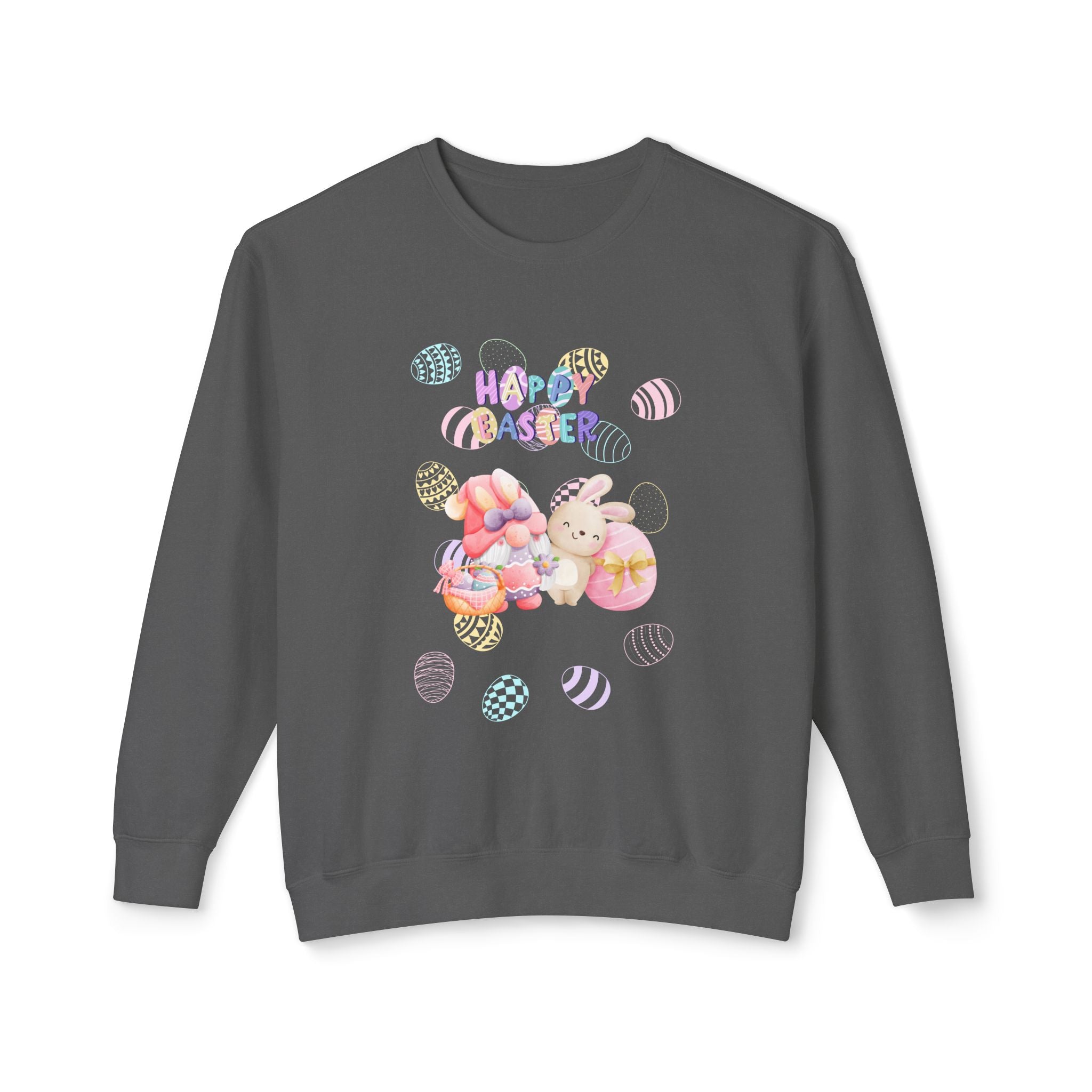 Easter Gnome Unisex Lightweight Crewneck Sweatshirt