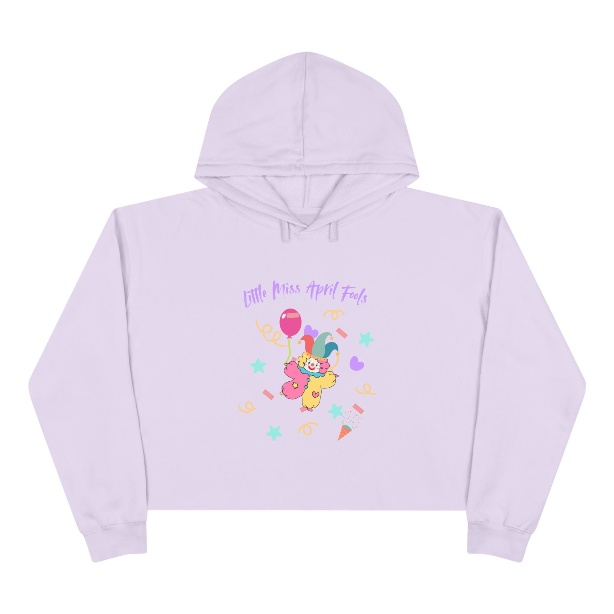 Little Miss April Fool's Day Crop Hoodie