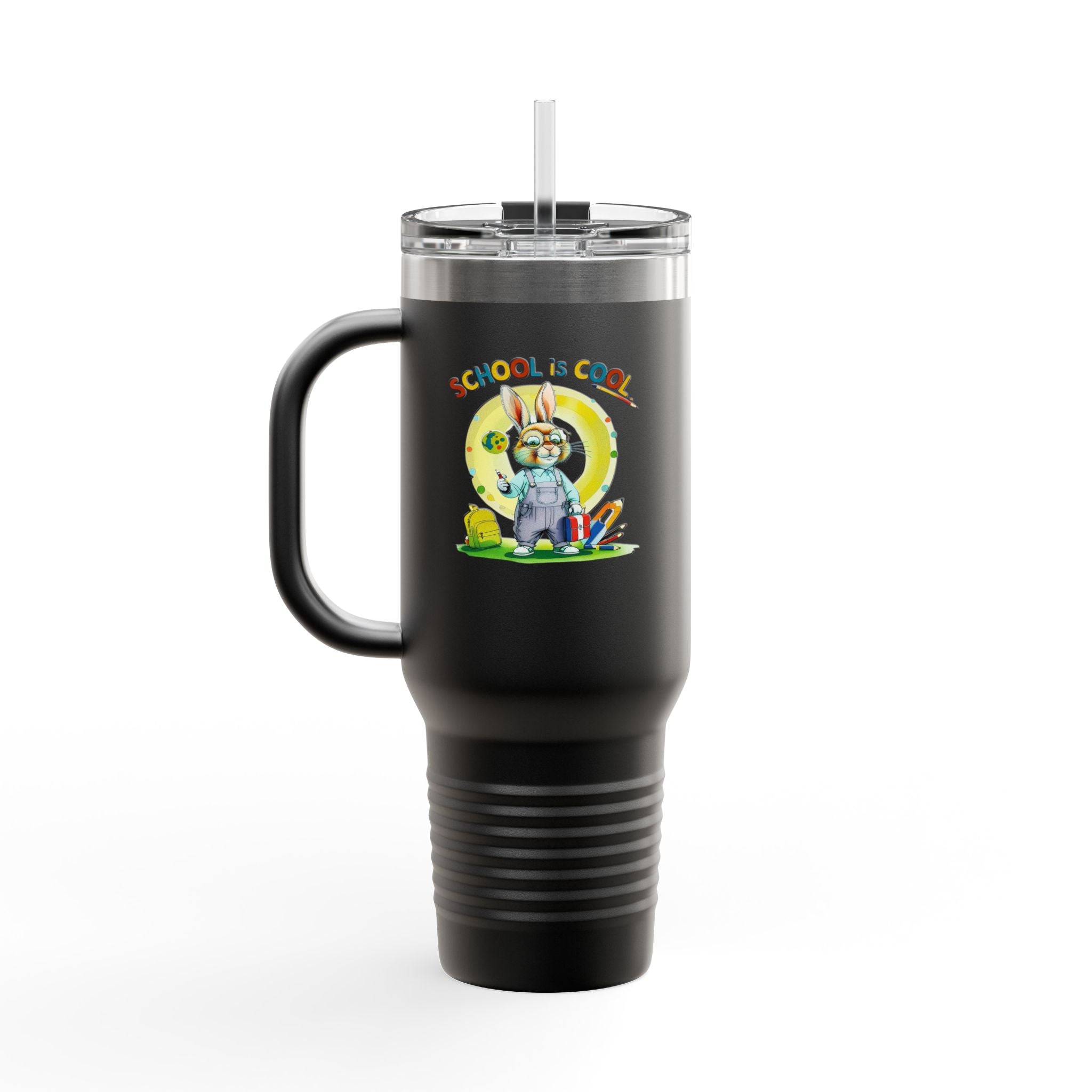 School is Cool Insulated Travel Mug for Students, 40oz