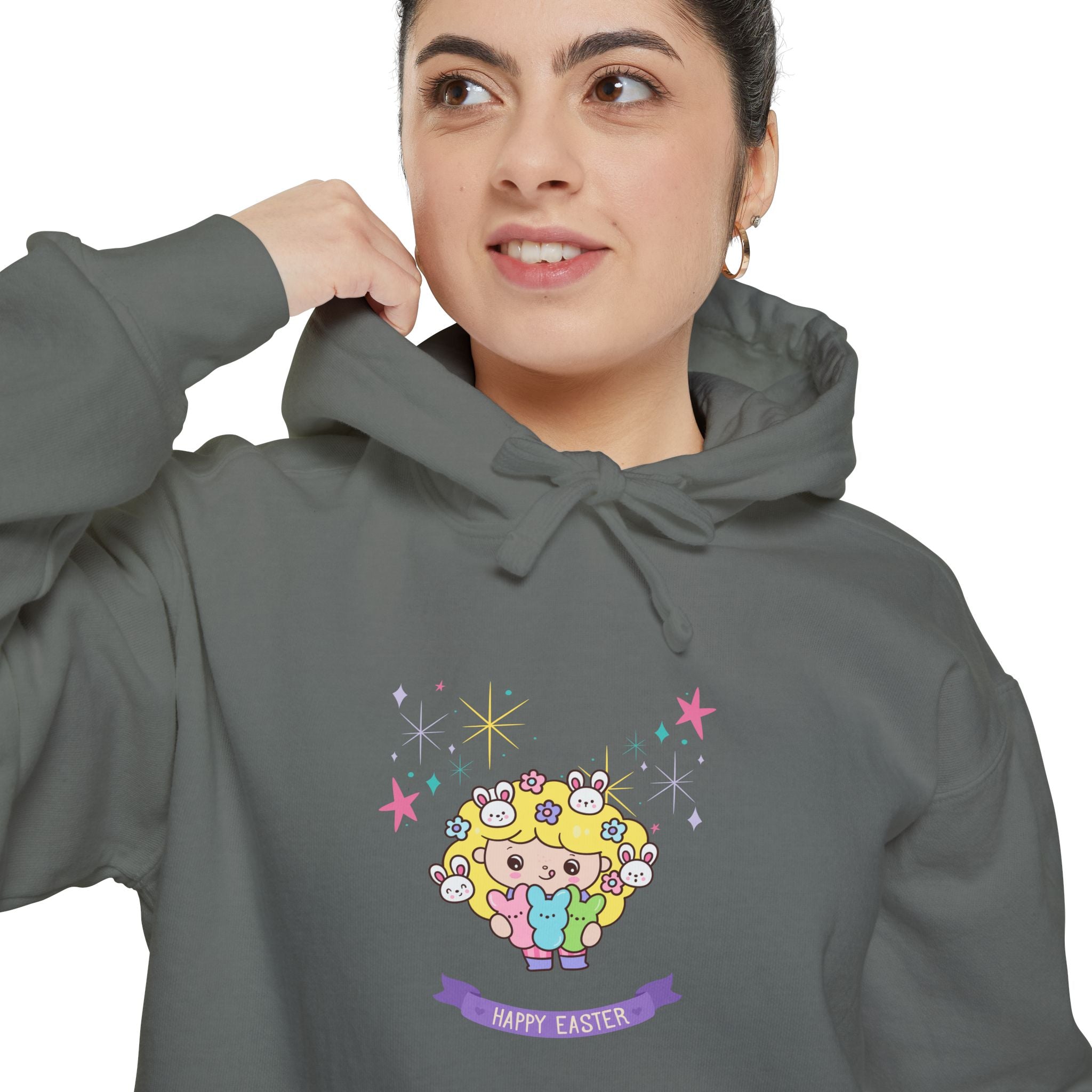 Easter Season Unisex Garment-Dye Hoodie
