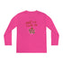 Meet Me Under The Mistletoe Youth Long Sleeve Competitor Tee