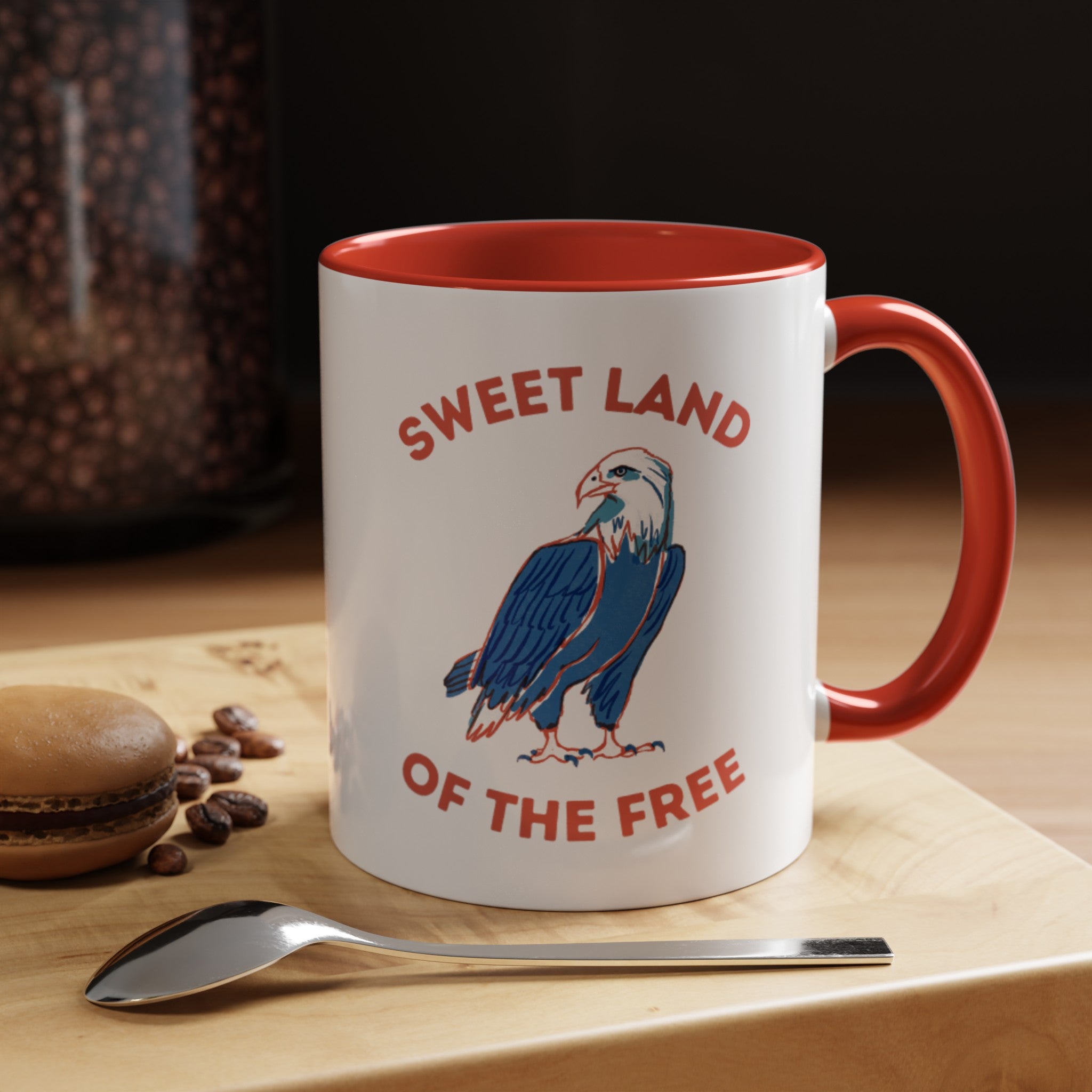 Sweet Land Of The Free Accent Coffee Mug (11, 15oz)