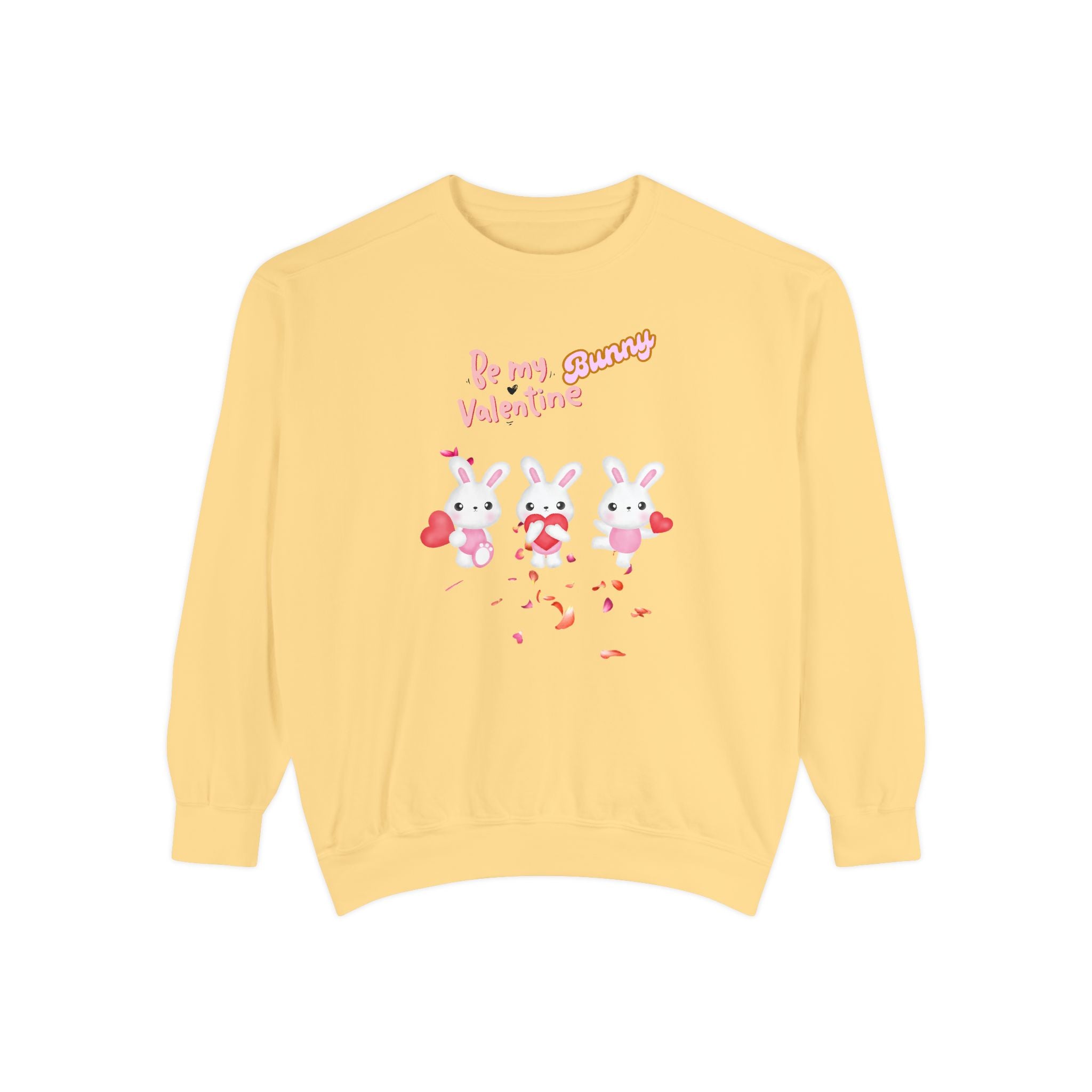 My Bunny Valentine Unisex Garment-Dyed Sweatshirt