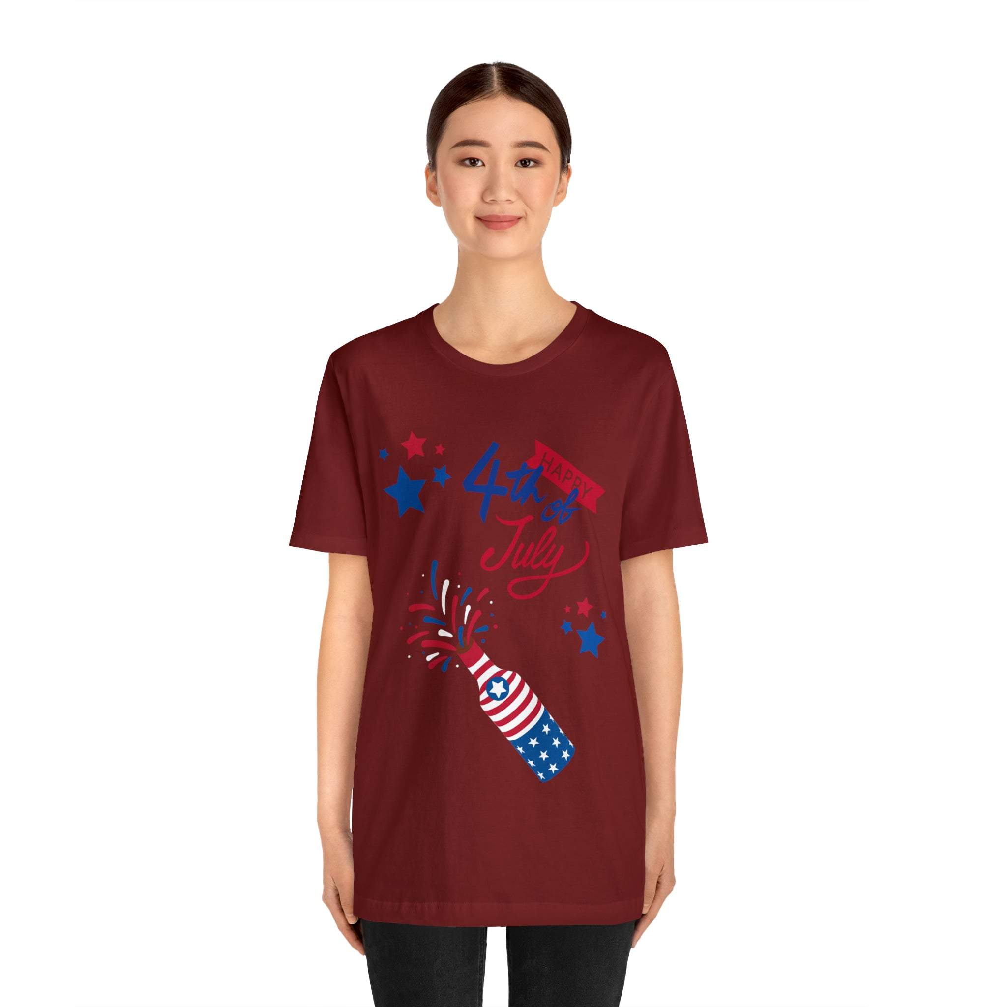 Happy 4th Of July Celebration Unisex Jersey Short Sleeve Tee