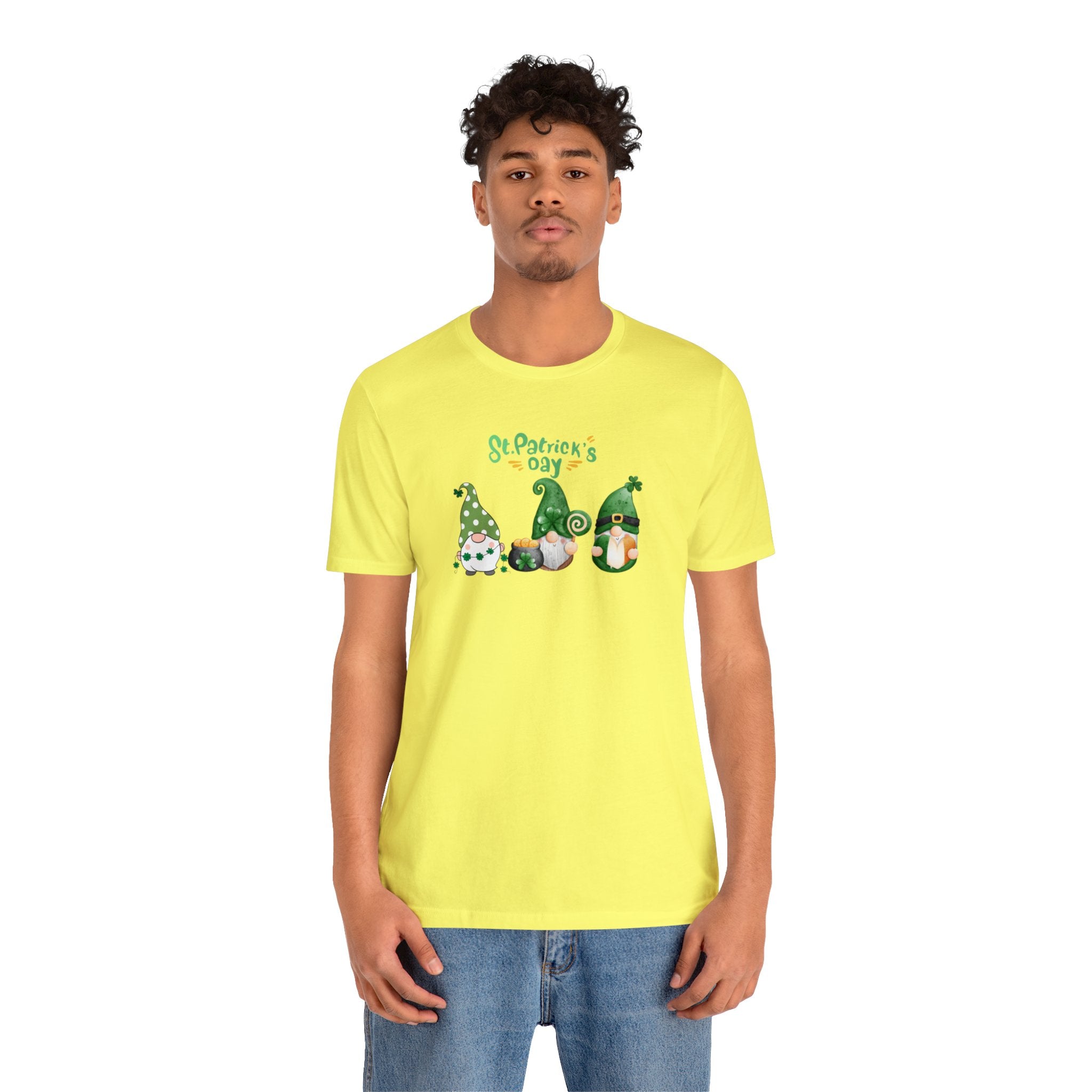 St. Patty's Day Gnome Unisex Jersey Short Sleeve Tee