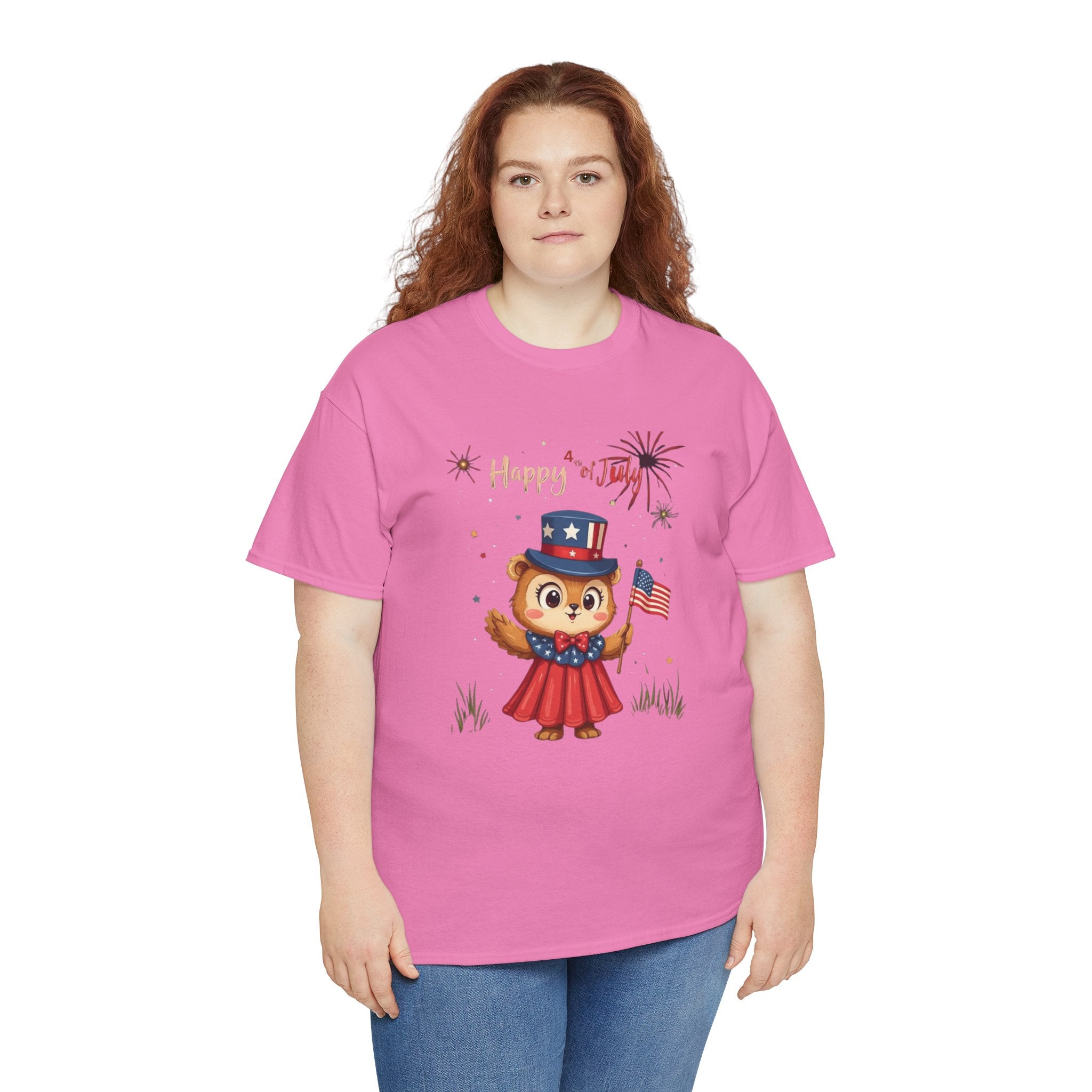 Happy Independence Day Unisex Heavy Cotton T-Shirt
