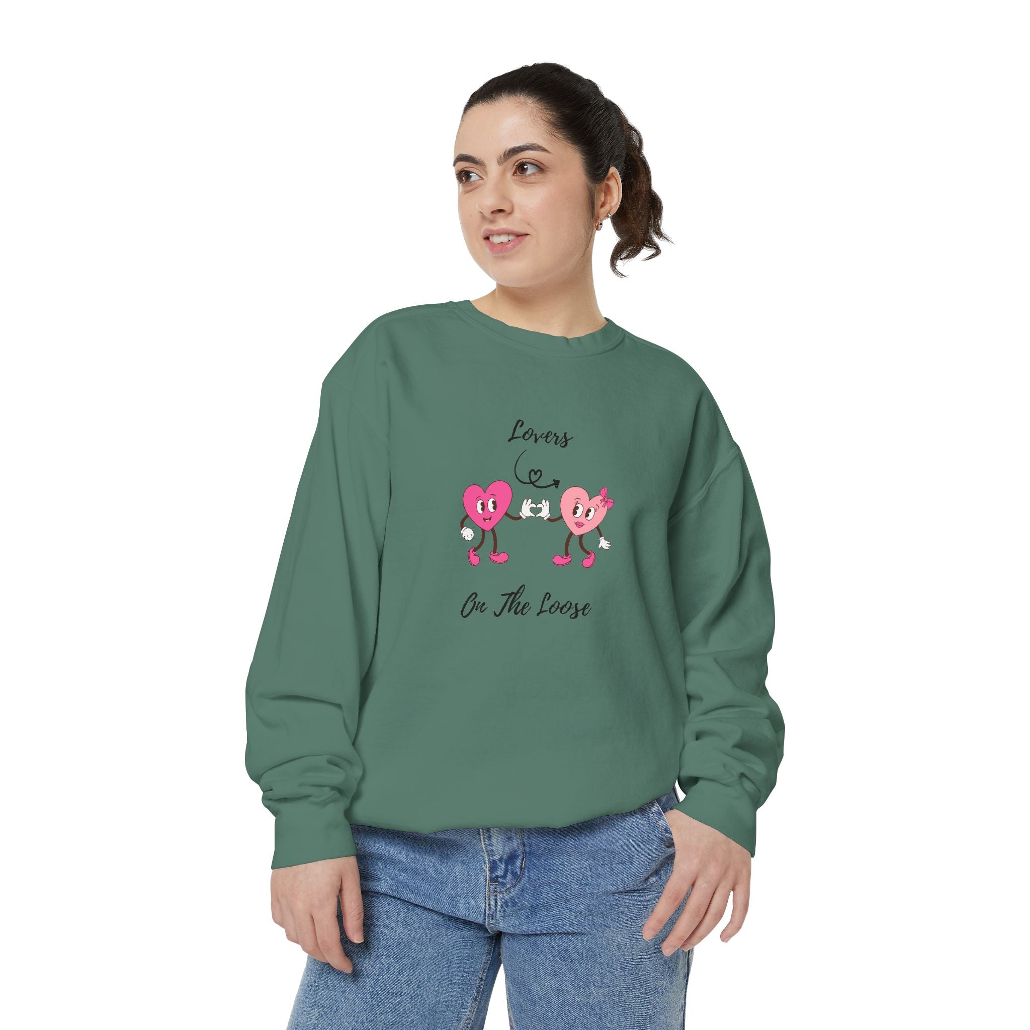 Lovers On The Loose Unisex Garment-Dyed Sweatshirt