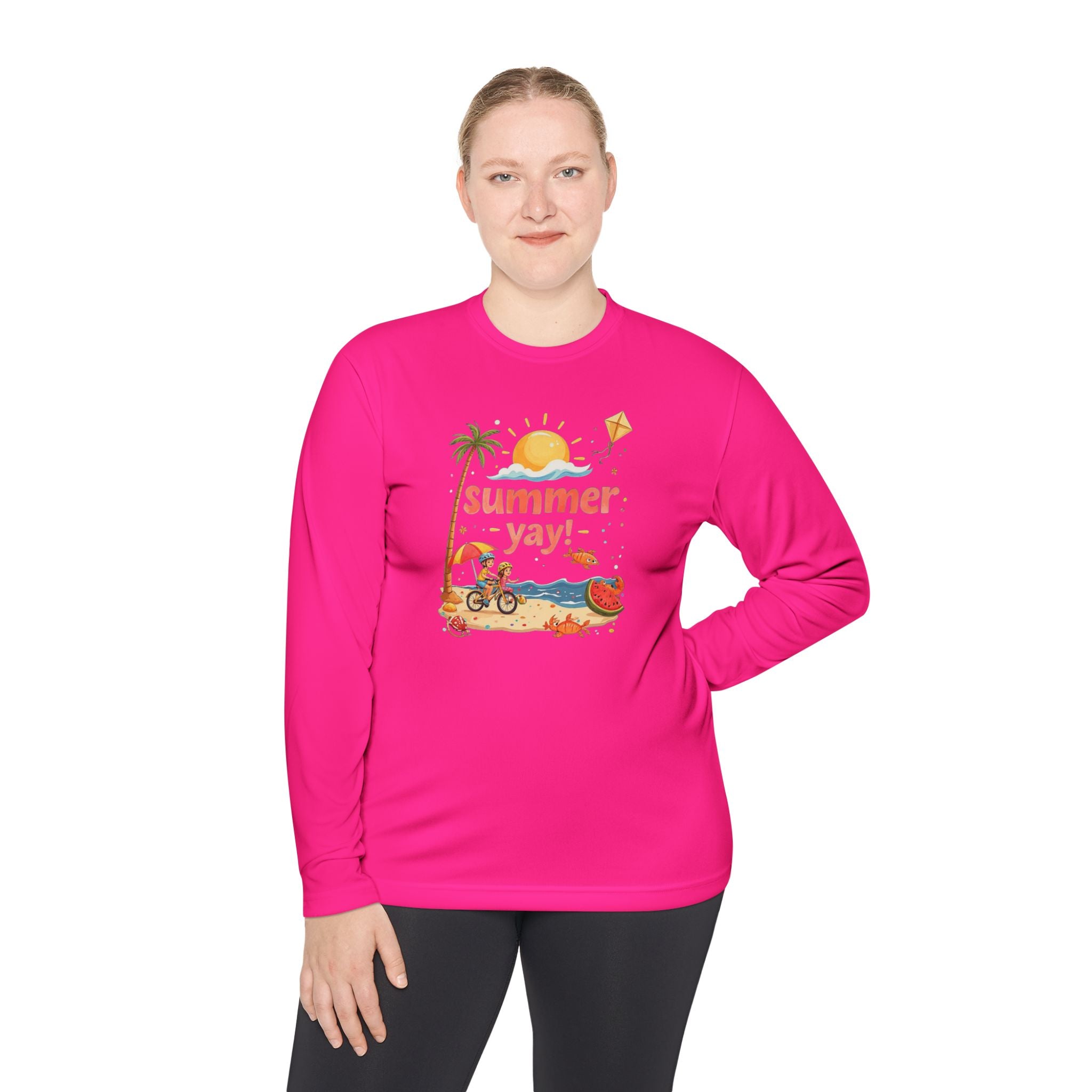 Summer Yay! Unisex Long Sleeve Tee
