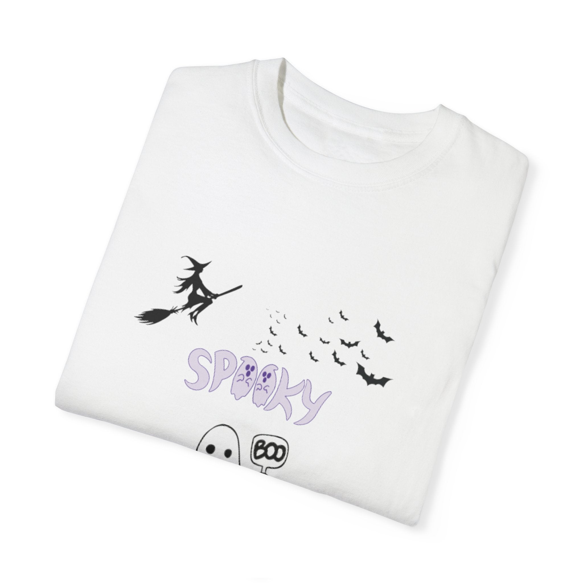 Spooky Boo Unisex Garment-Dyed T-shirt