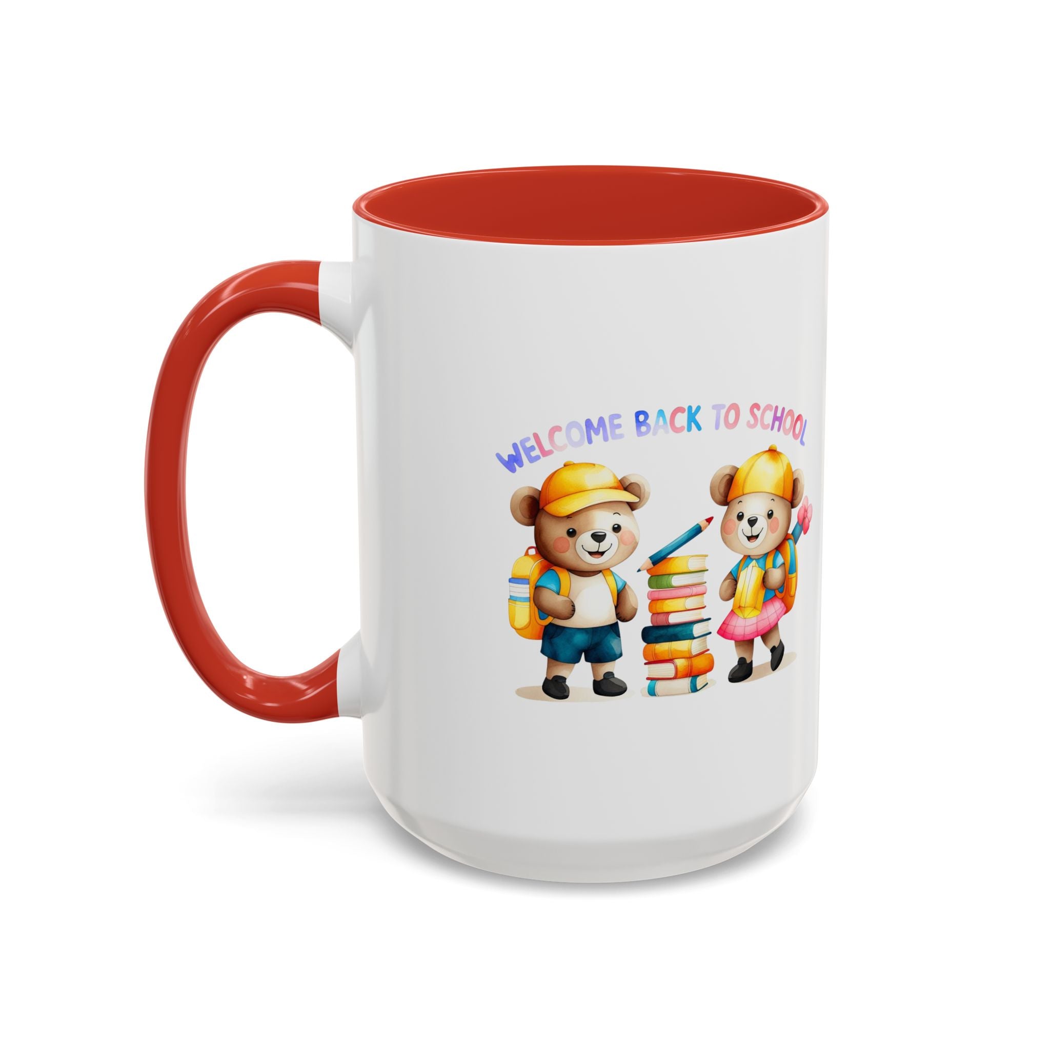 Welcome Back to School Bear Coffee Mug - 11oz, 15oz