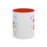 Little Miss April Fool's  Day Accent Coffee Mug - Fun & Whimsical 11oz/15oz