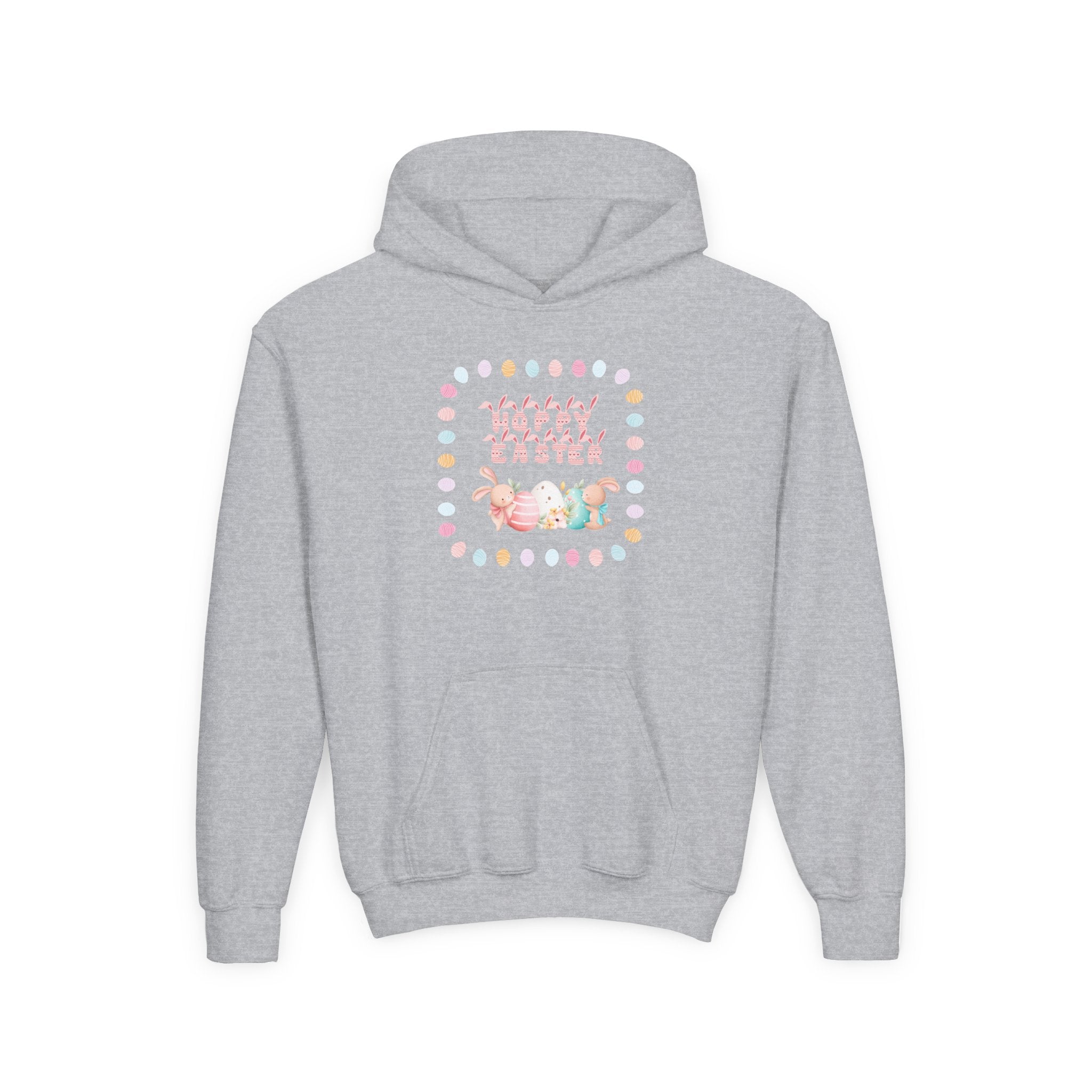 Hoppy Easter Youth Hooded Sweatshirt