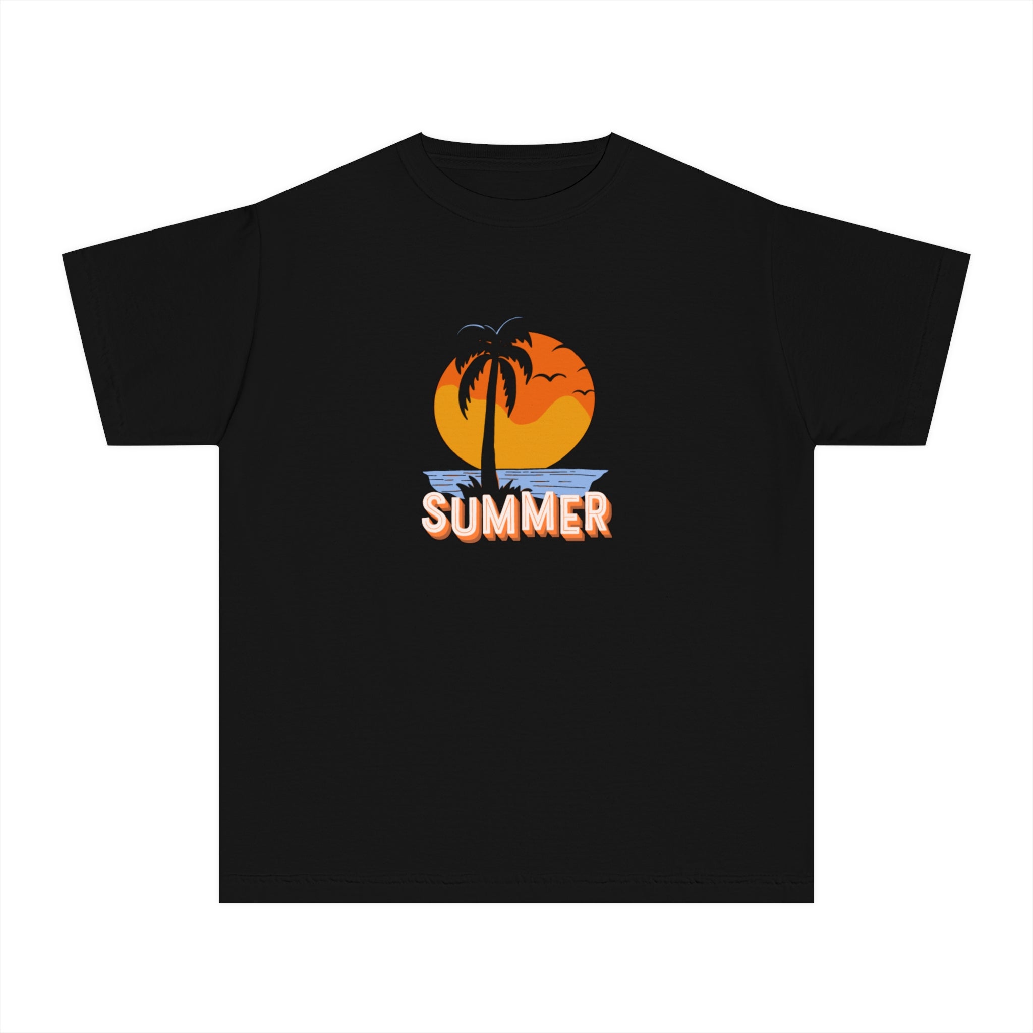 Summer Sunset Youth Midweight Tee