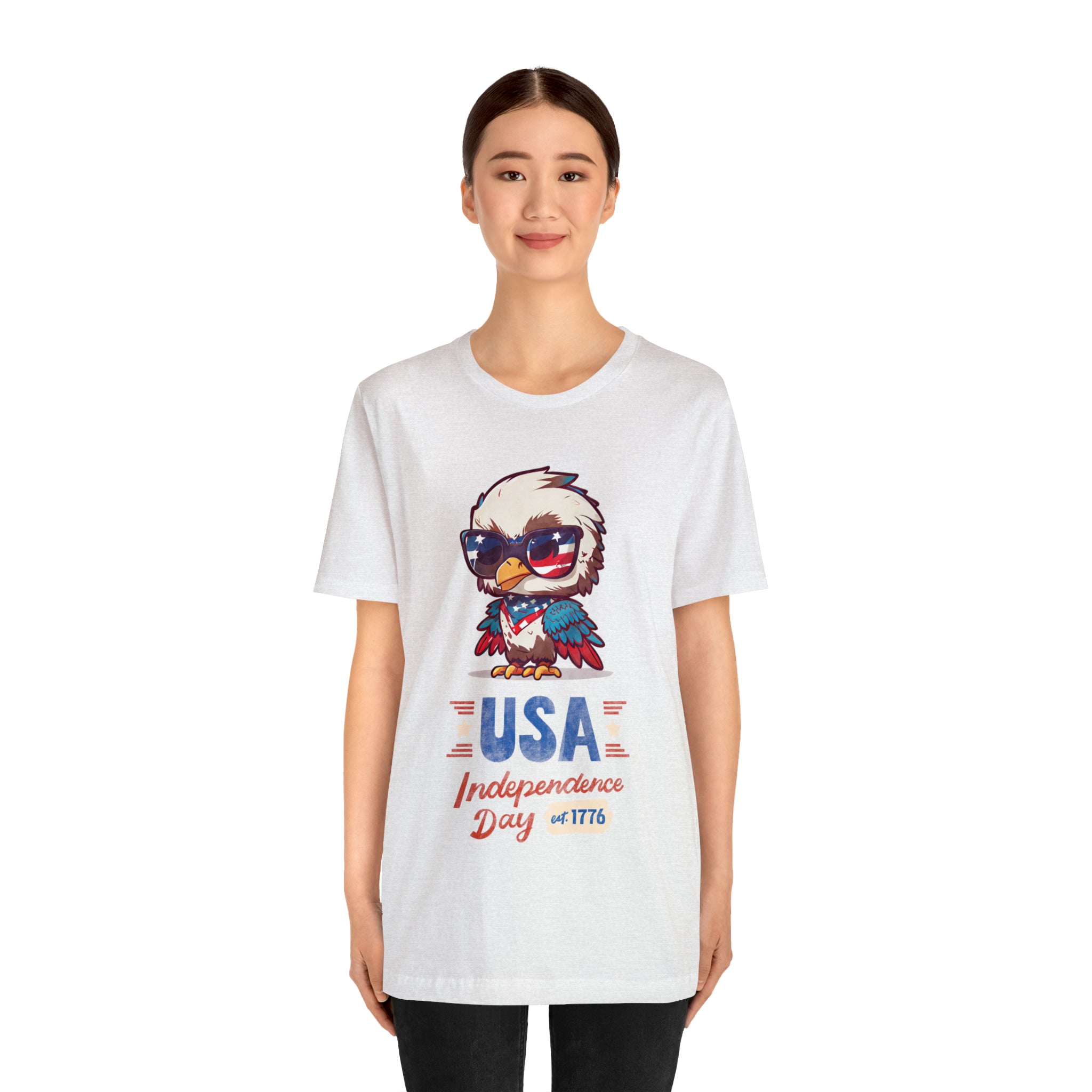 USA Independence Day Unisex Jersey Short Sleeve Tee