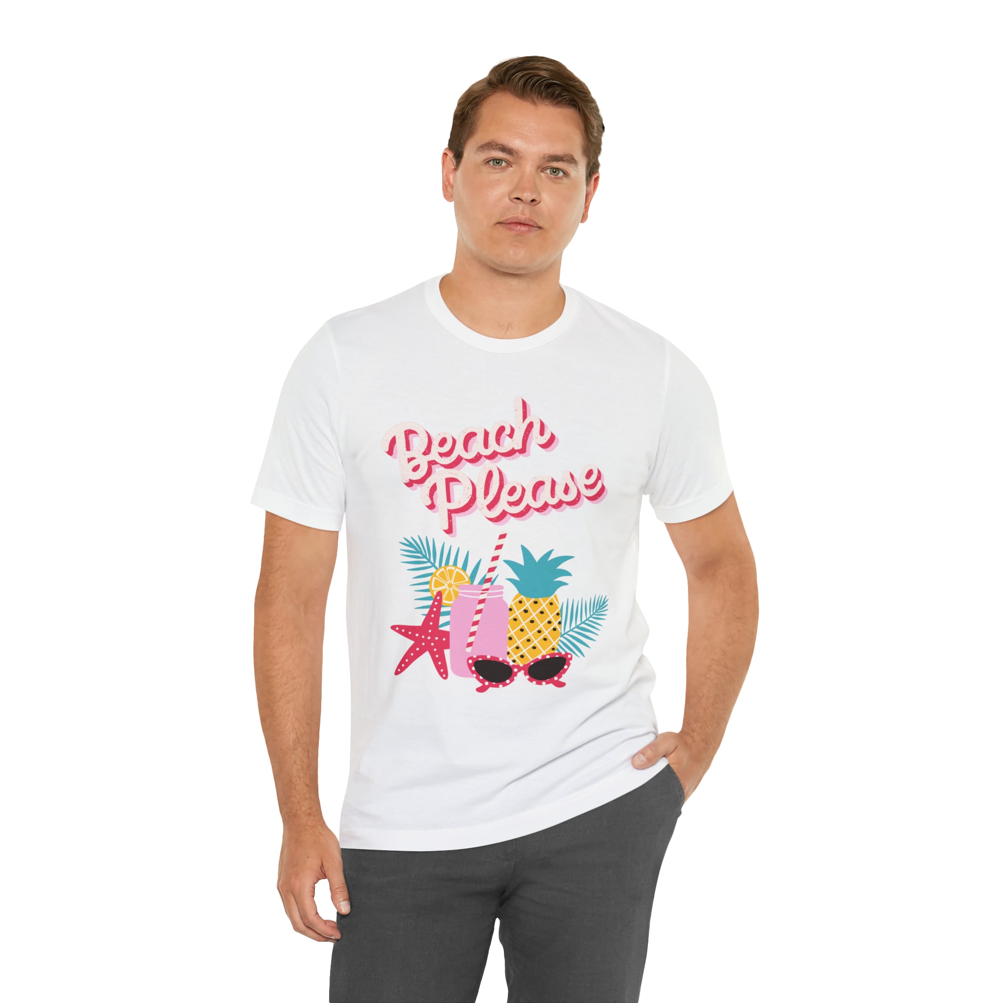 Beach Please Unisex Jersey Short Sleeve Tee