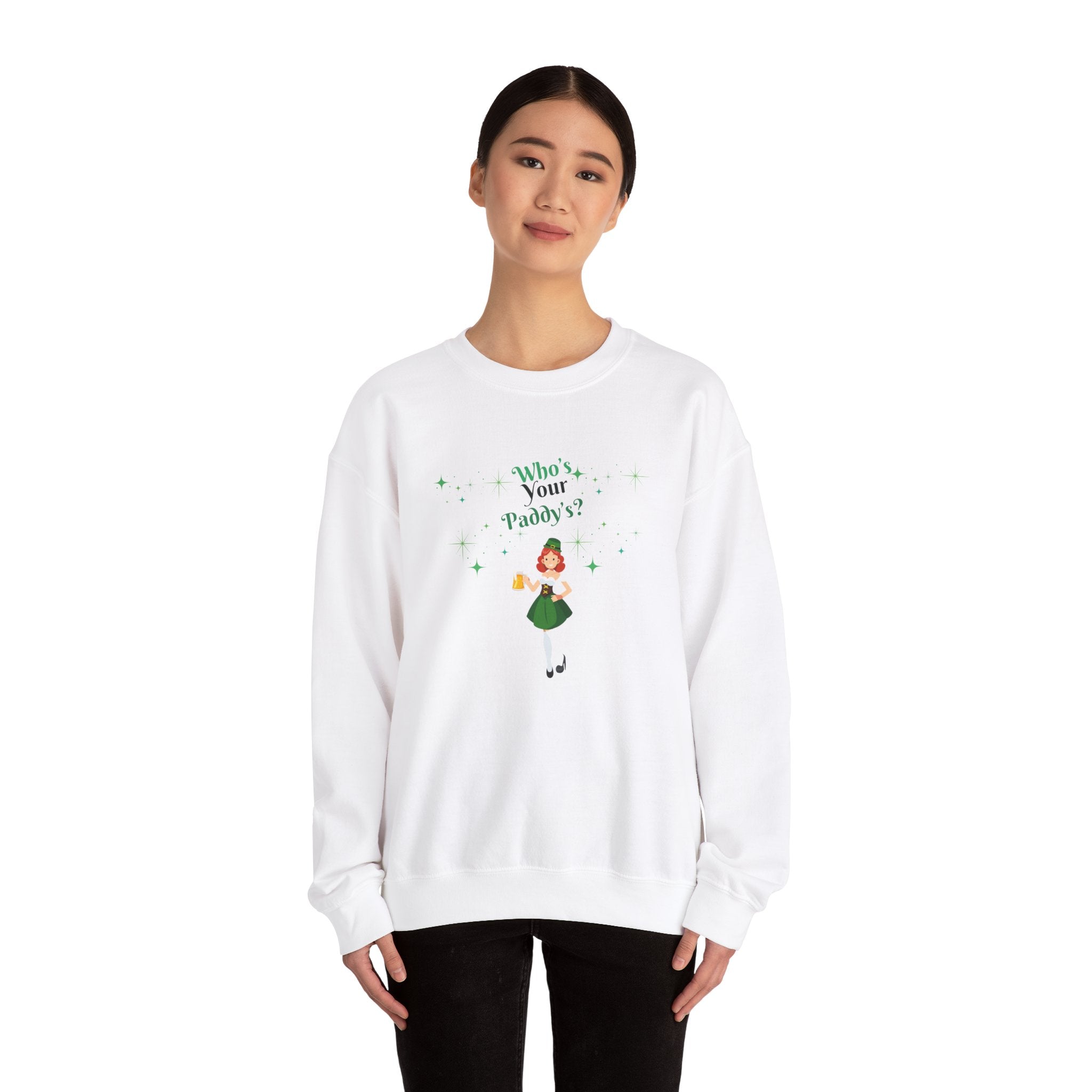 Who's Your Paddy's? Unisex Crewneck Sweatshirt - Perfect for St. Patrick's Day Celebrations