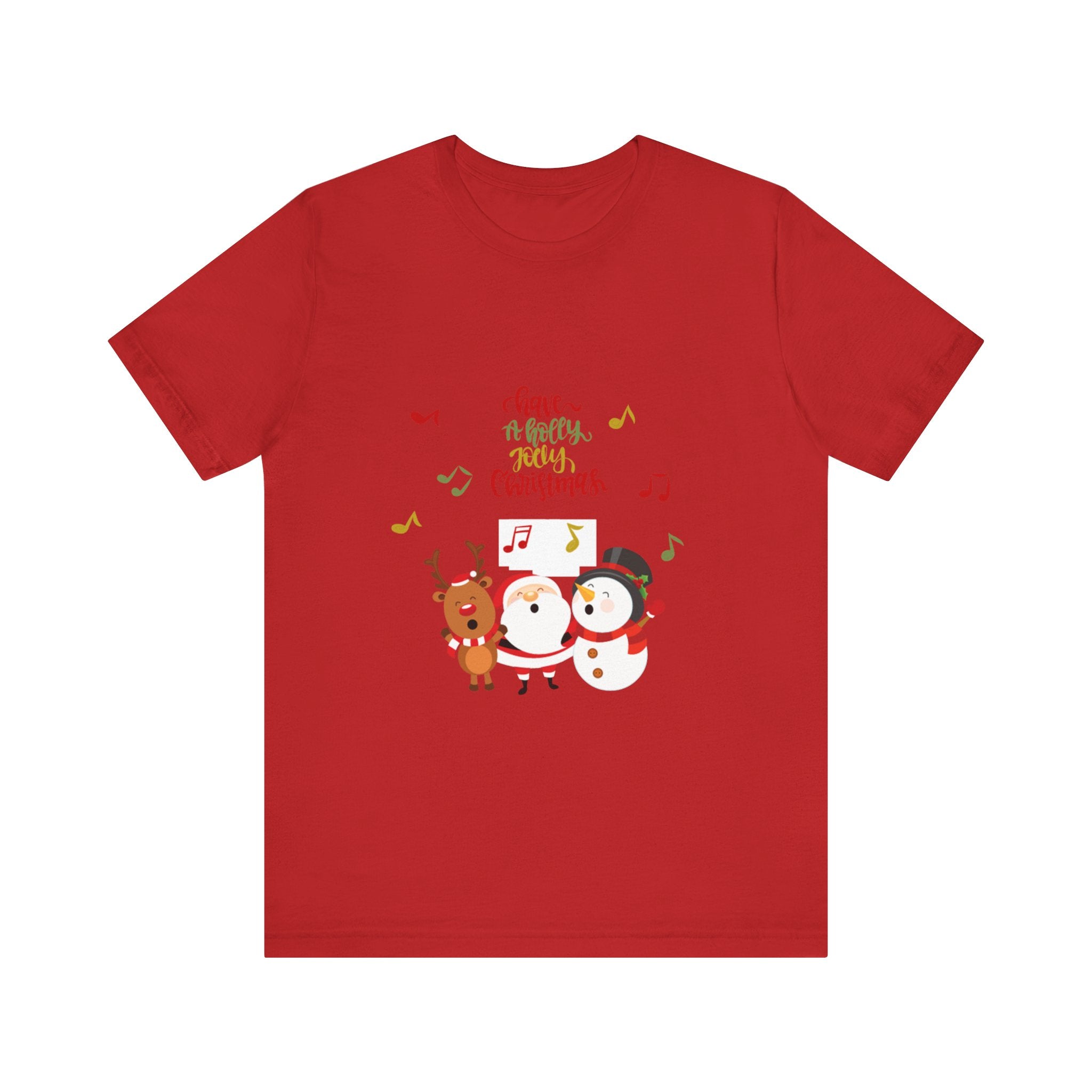Have A Holly Jolly Christmas Unisex Jersey Short Sleeve Tee