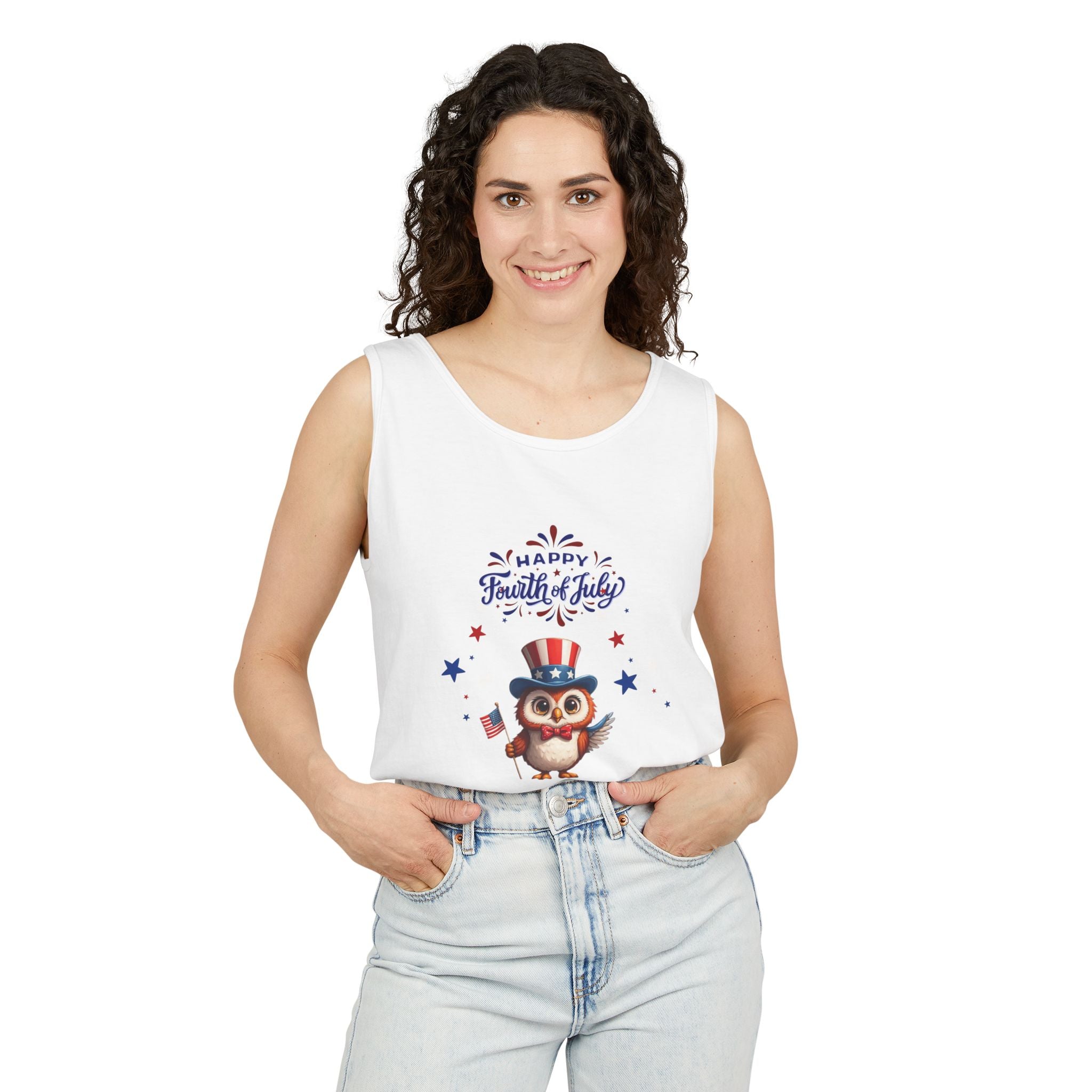 American Eagle Happy 4th of July Tank Top
