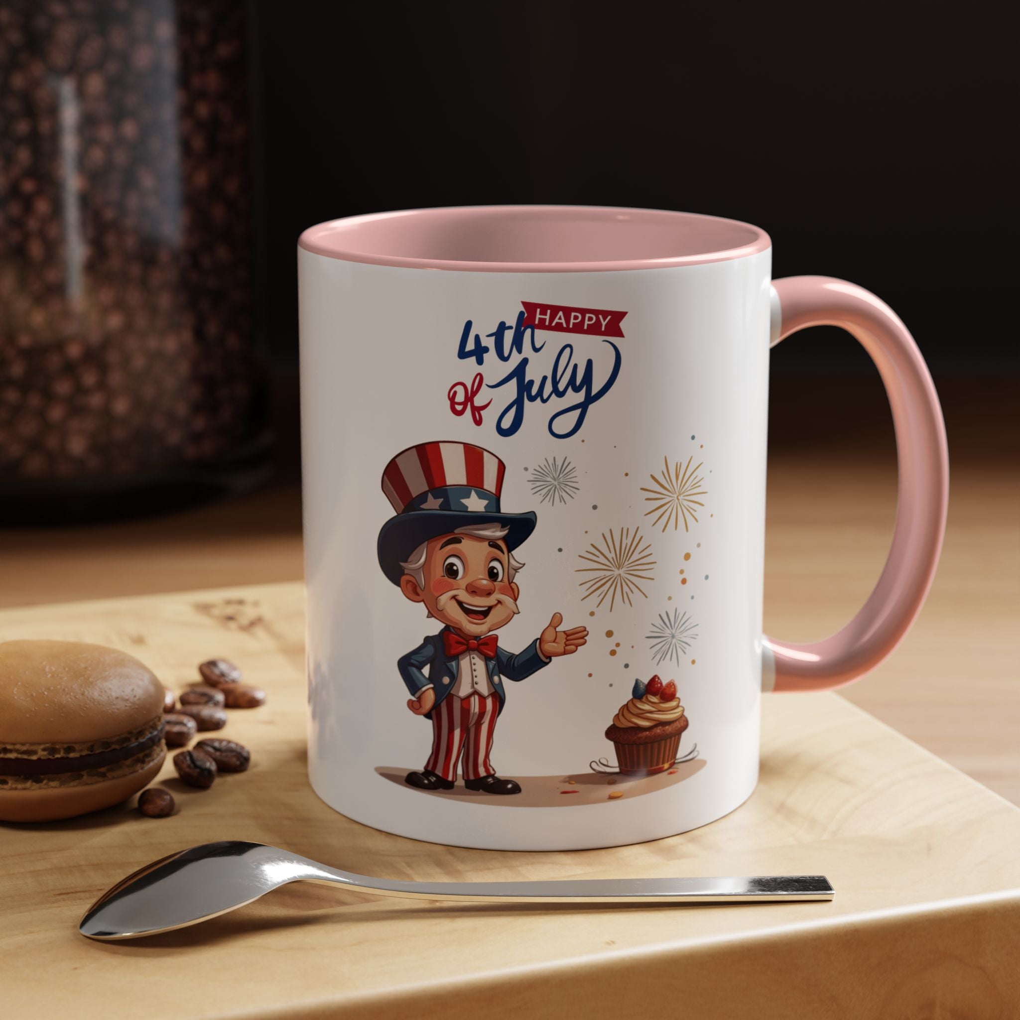 Uncle Sam Happy 4th of July Coffee Mug