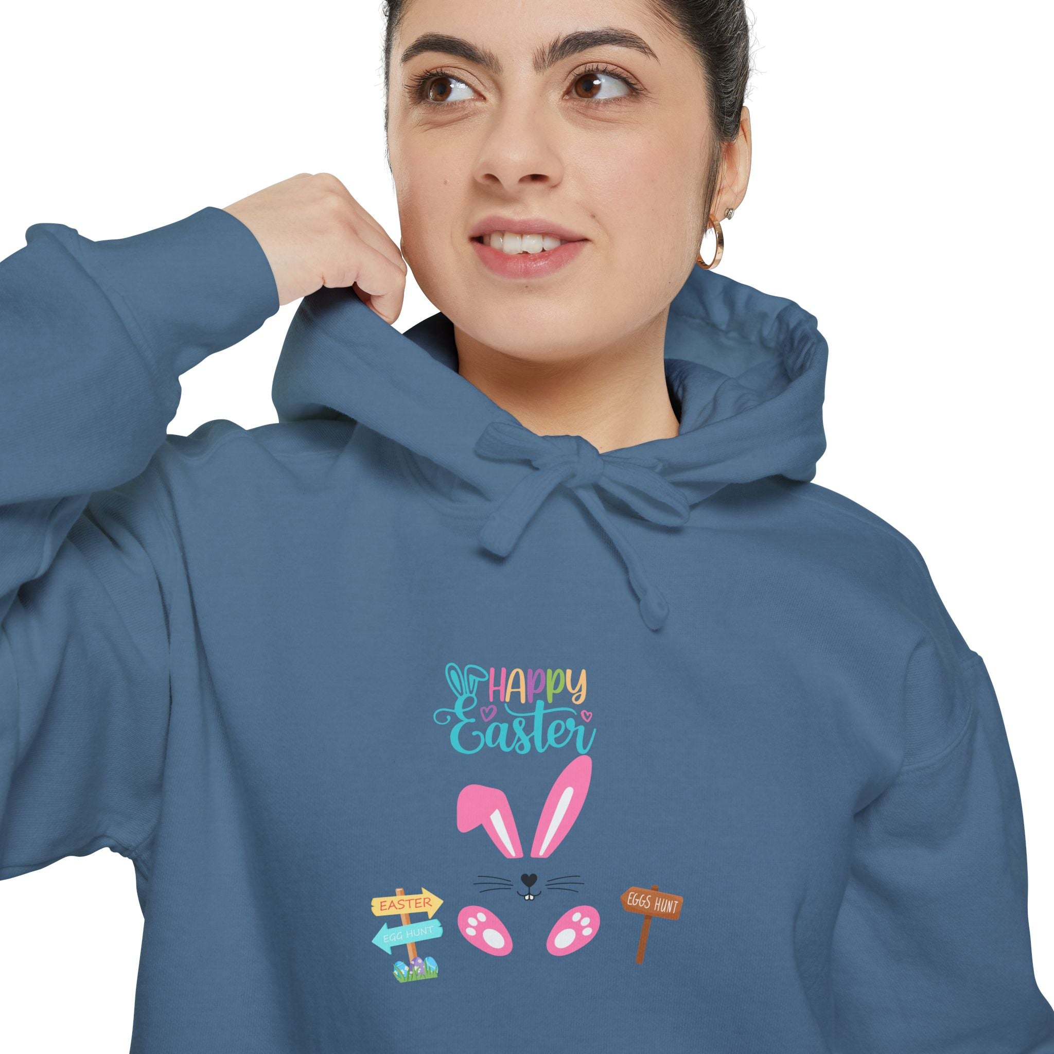 Follow Me To Hunt Unisex Garment-Dyed Hoodie