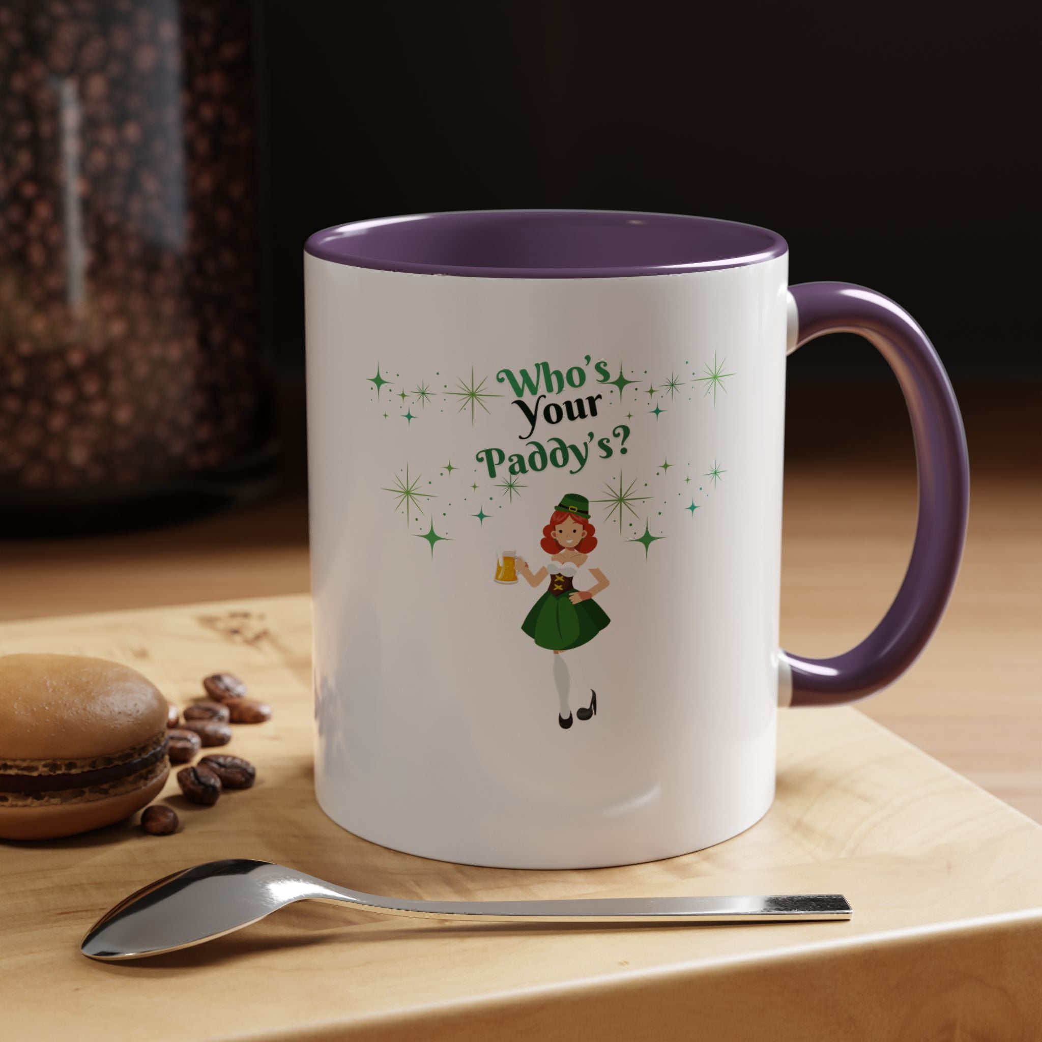 Who's Your Paddy's? Accent Coffee Mug