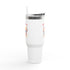 Happy 4th of July Teddy Bear Couple Insulated Travel Mug, 40oz