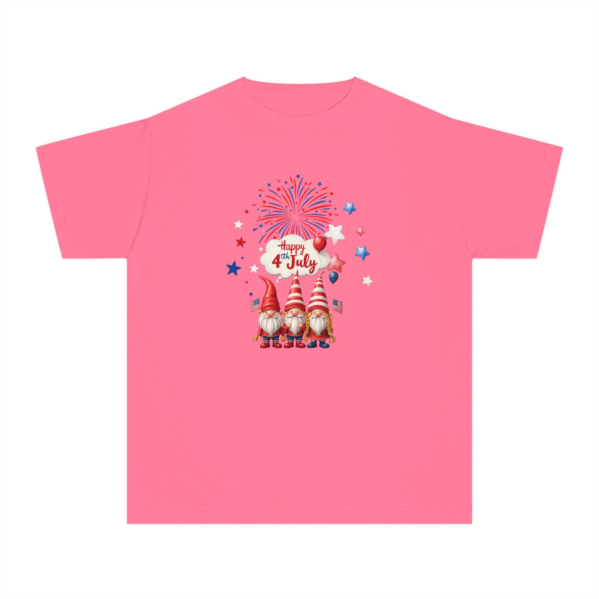 Gnome 4th of July Youth Midweight Tee