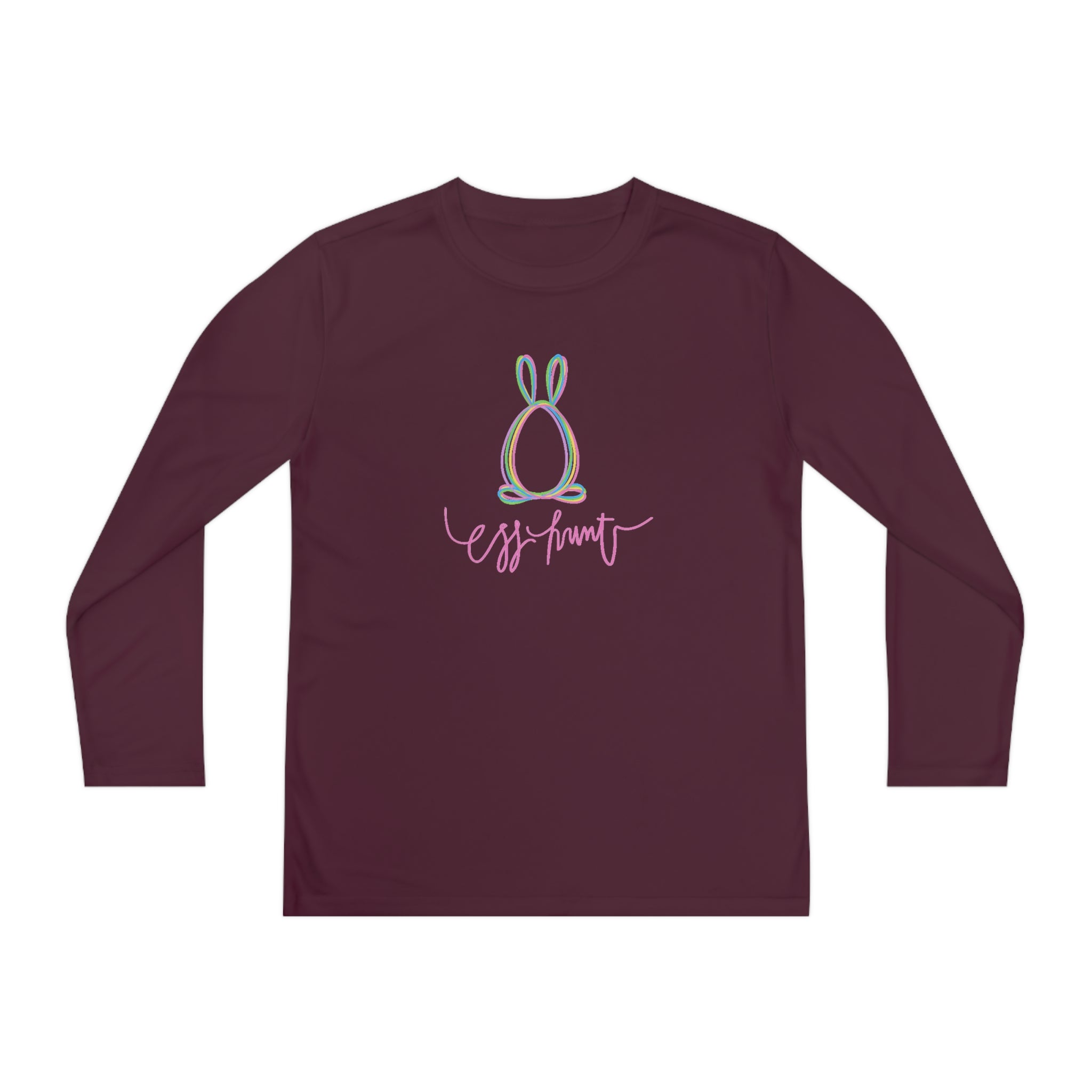 Egg Hunt Youth Long Sleeve Competitor Tee