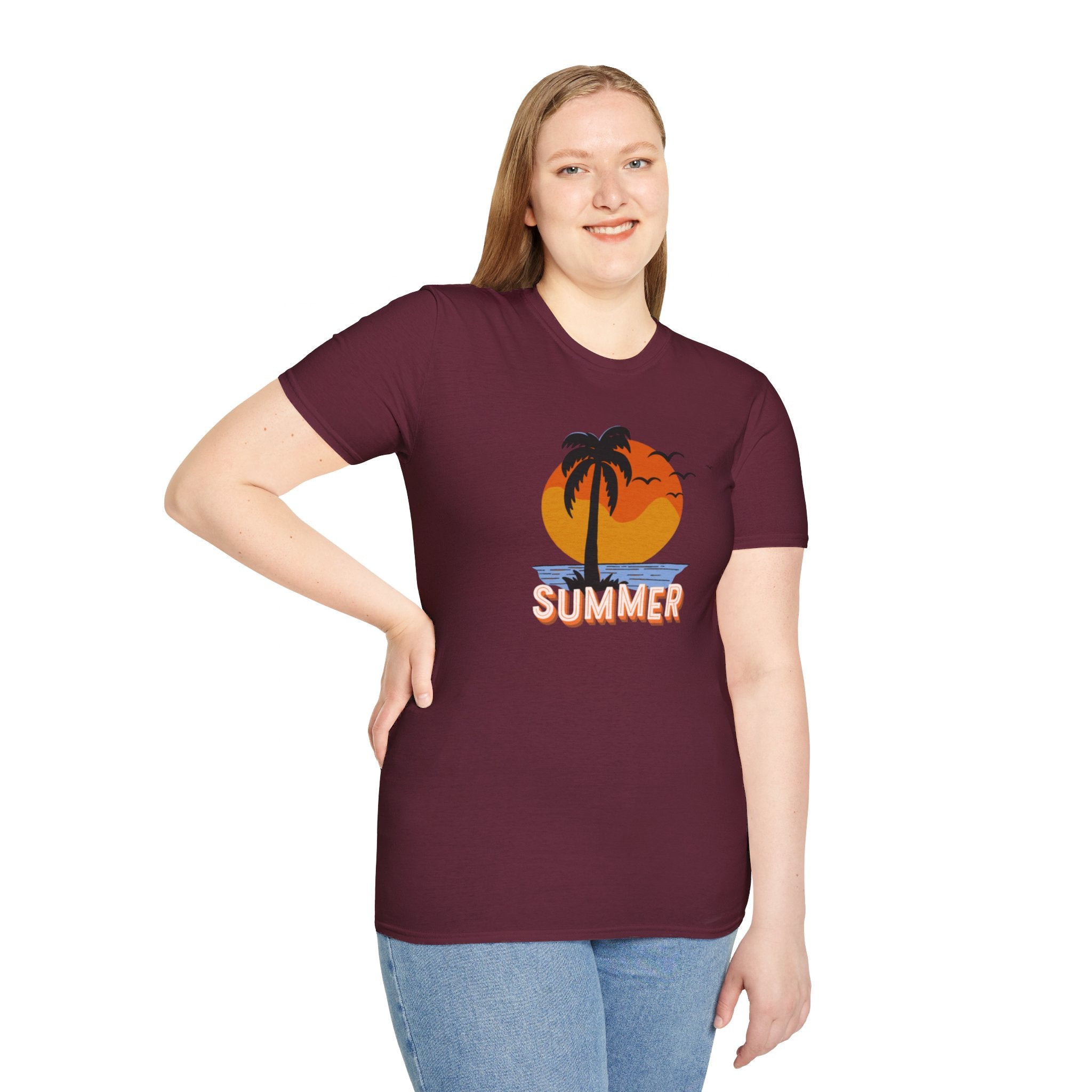 Summer Sunset Unisex Softstyle T-Shirt