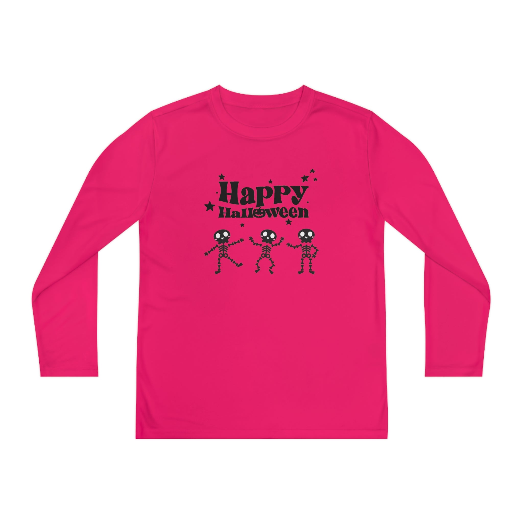 Happy Halloween Crew Youth Long Sleeve Competitor Tee