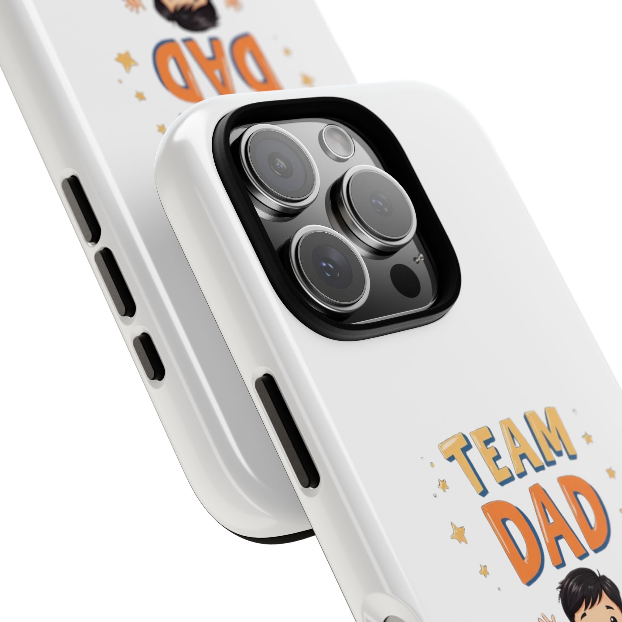 Team Dad Phone Case, Fun Gift for Fathers, Durable Phone Protector, Cute Dad Team Merchandise, Father's Day Special