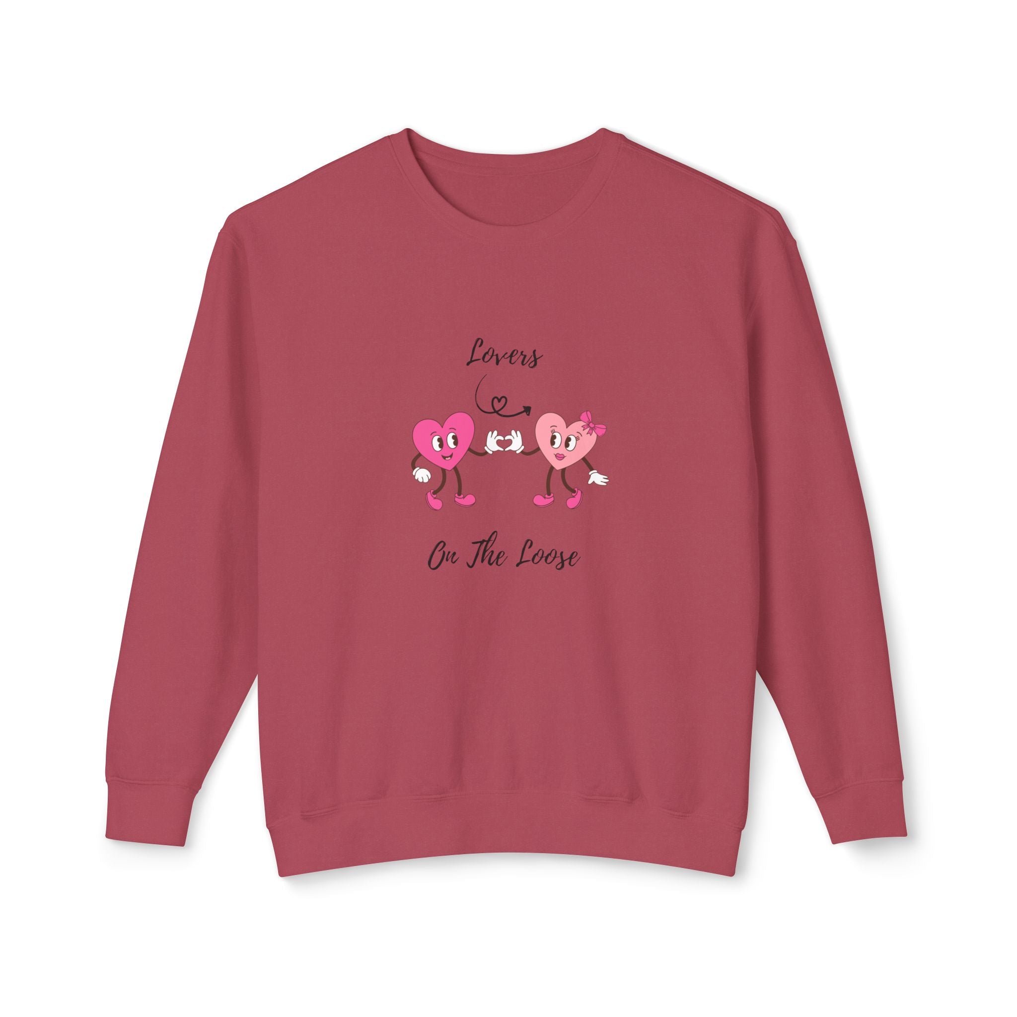 Lovers On The Loose Unisex Lightweight Crewneck Sweatshirt