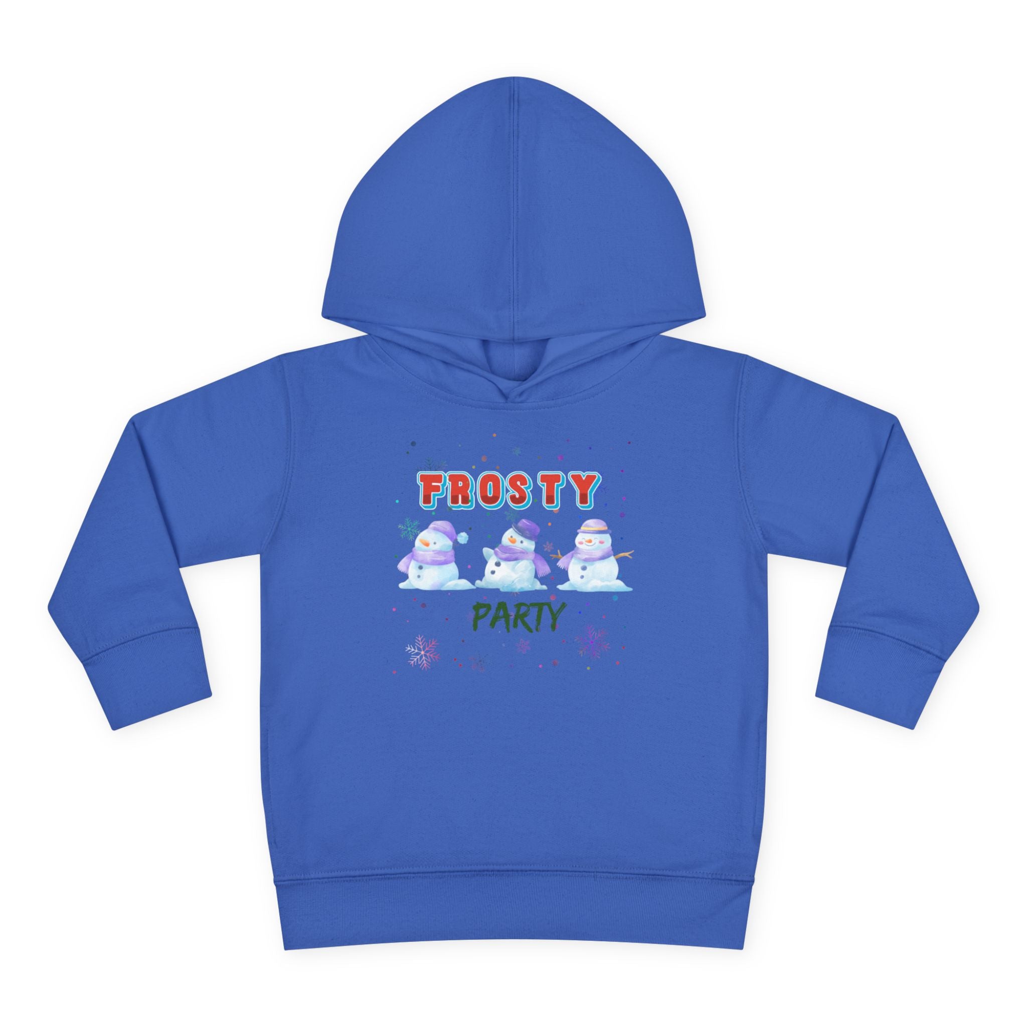 Frosty Party Toddler Pullover Fleece Hoodie