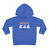 Frosty Party Toddler Pullover Fleece Hoodie