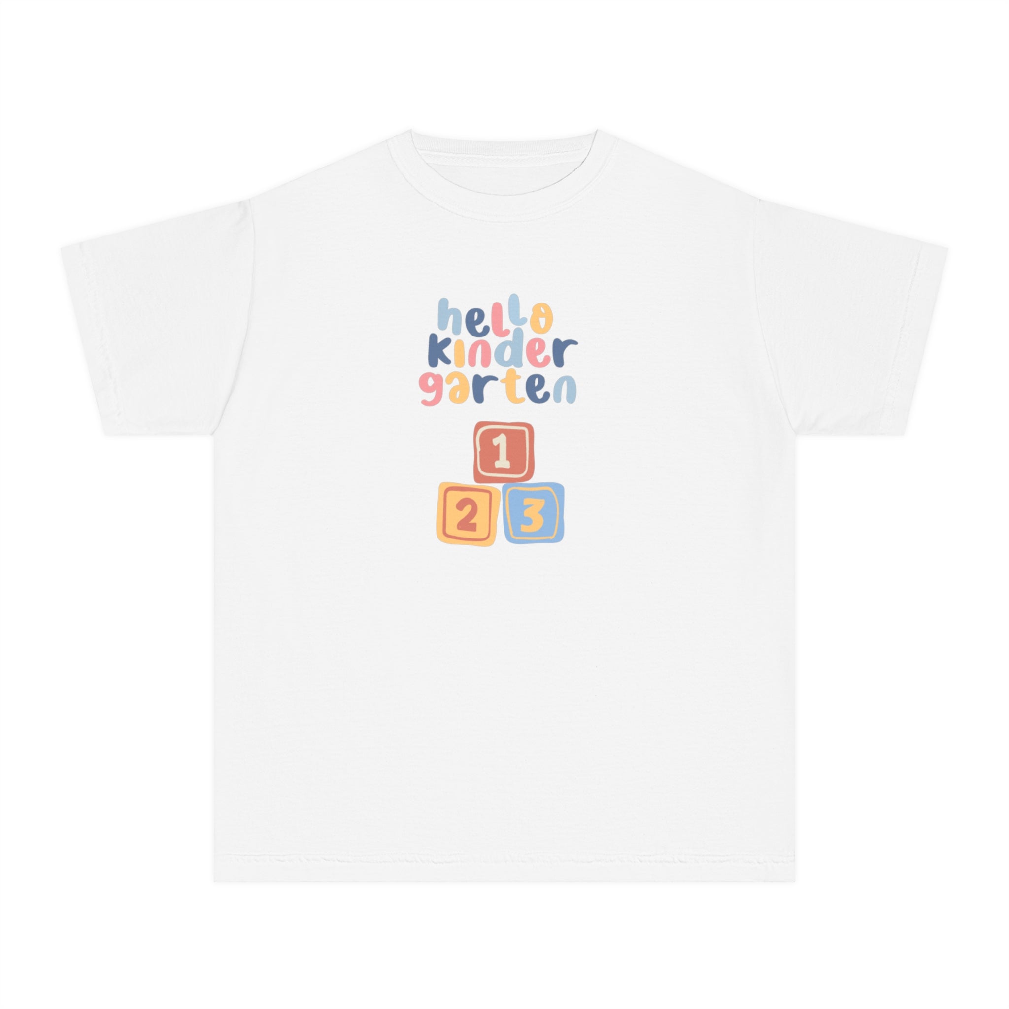 Hello Kindergarten Youth Midweight Tee