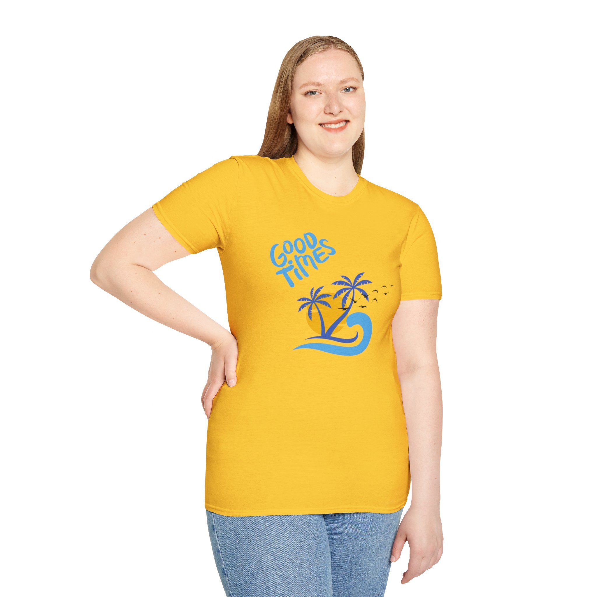 Beach Good Times Unisex Softstyle T-Shirt