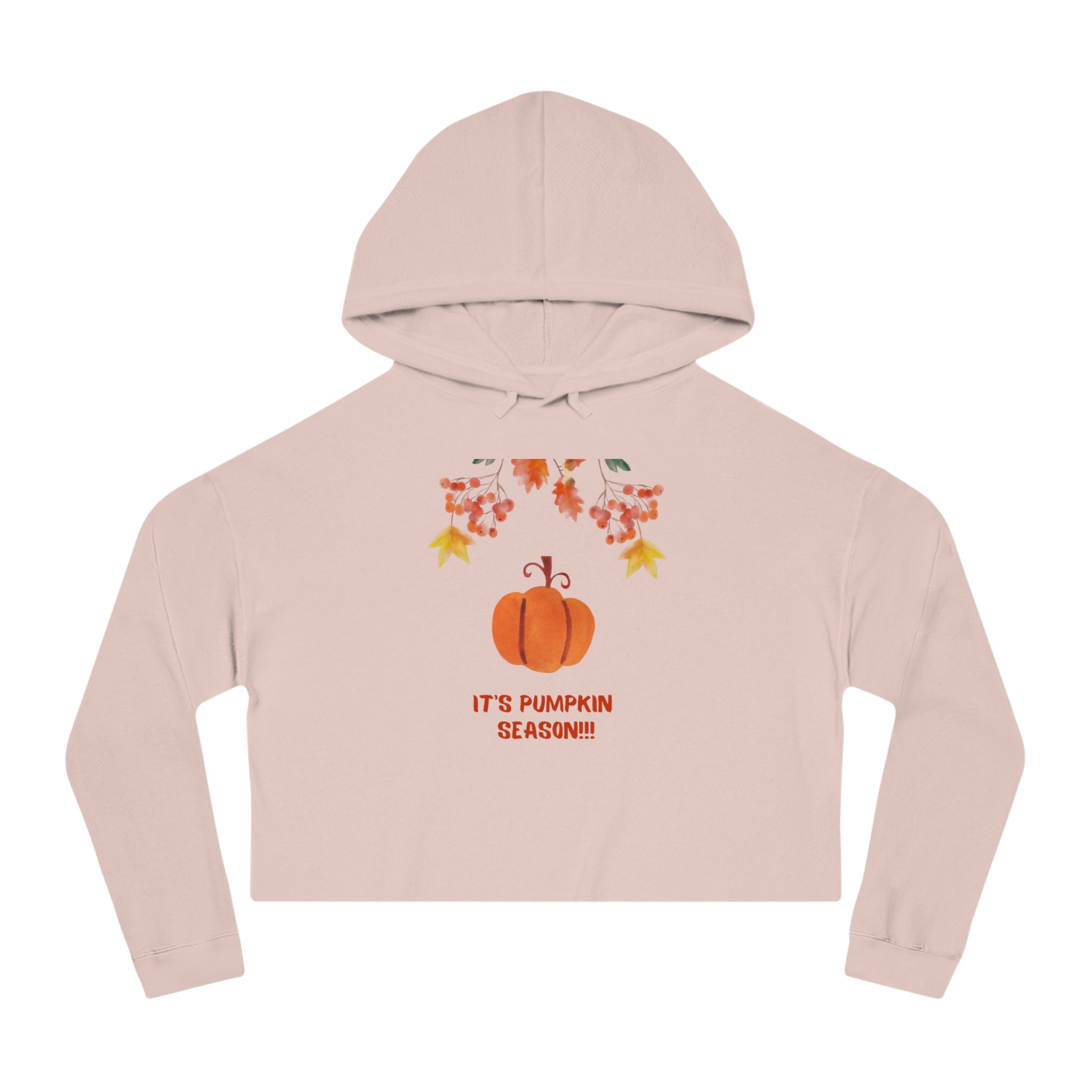 Pumpkin Season Women’s Cropped Hooded Sweatshirt