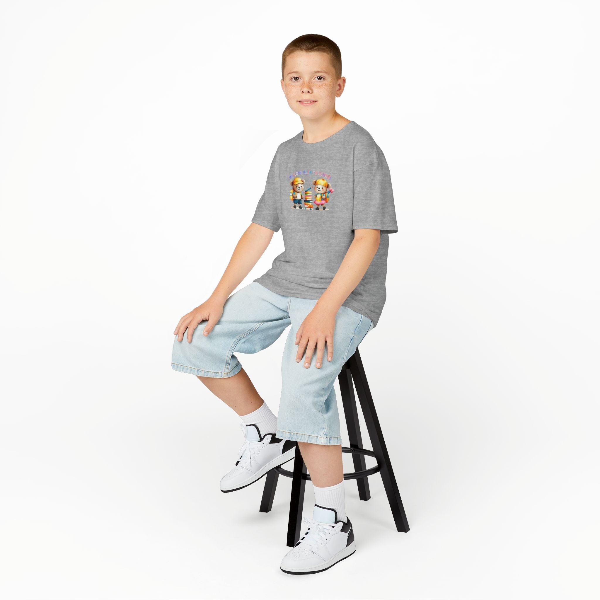 Welcome Back to School Kids Heavy Cotton Tee