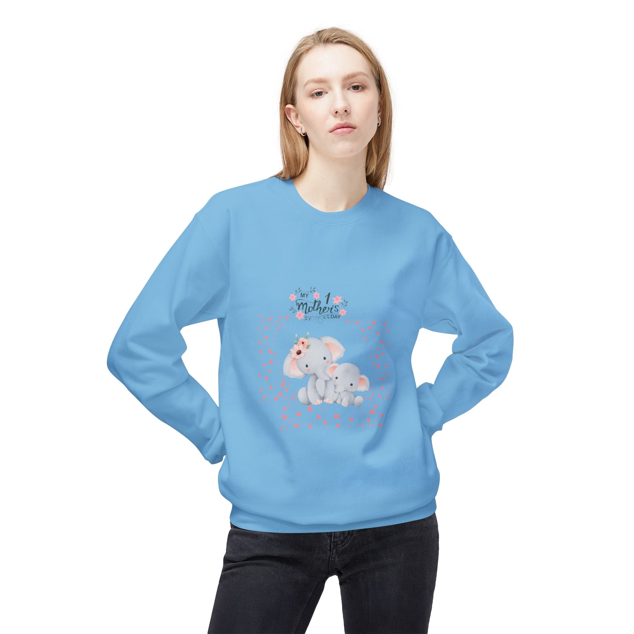 My 1st Mother's Day Fleece Crewneck Sweatshirt