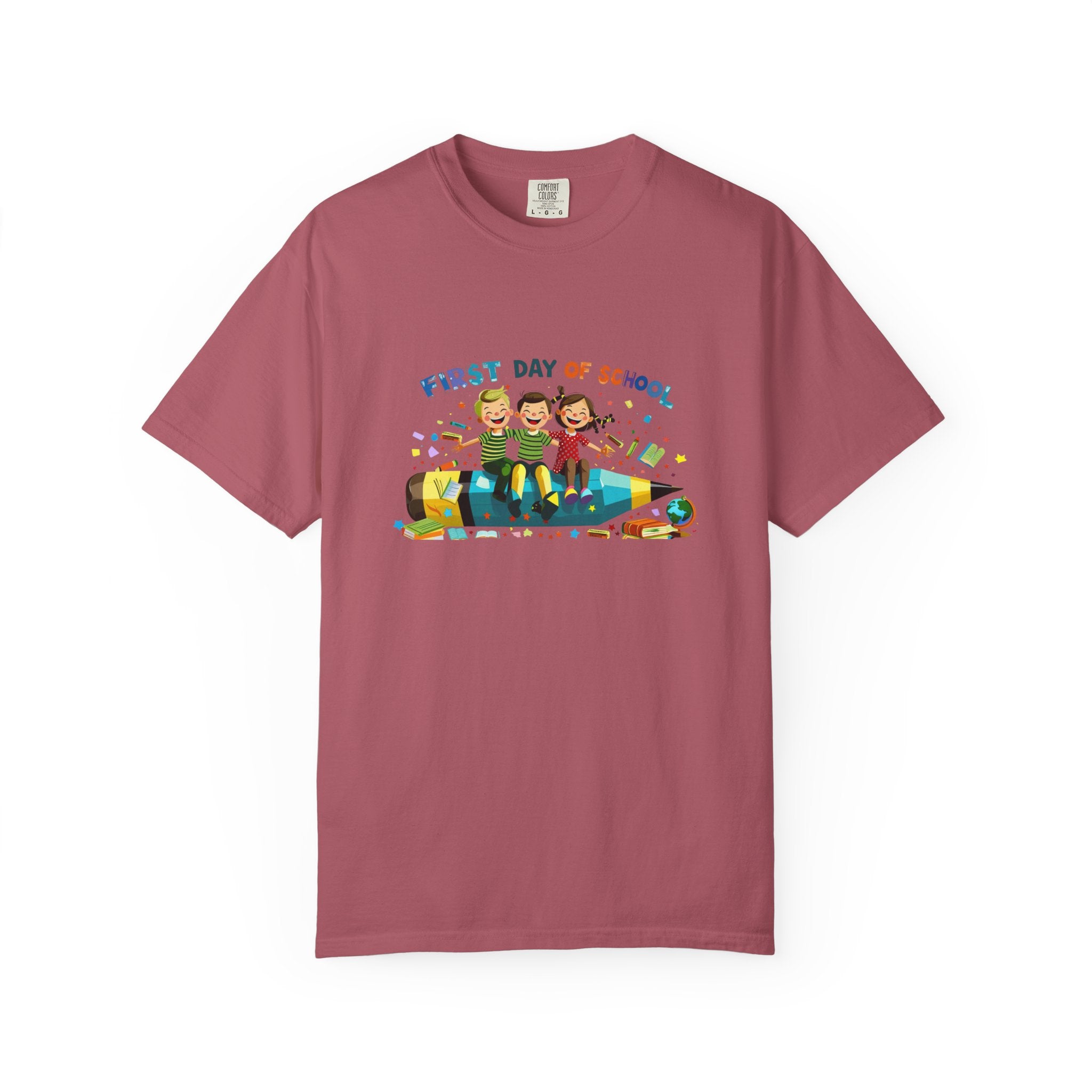First Day of School Unisex Garment-Dyed T-Shirt