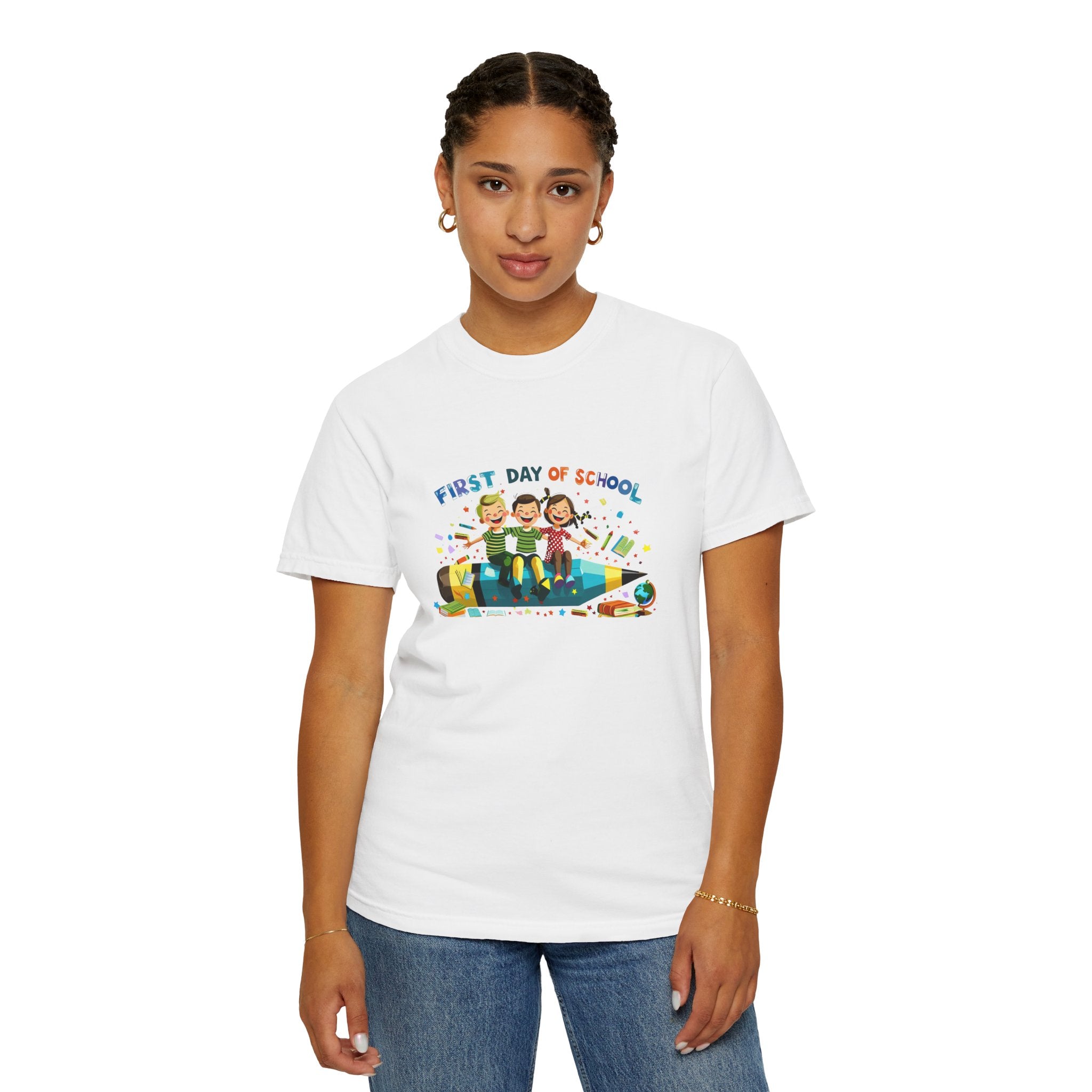 First Day of School Unisex Garment-Dyed T-Shirt