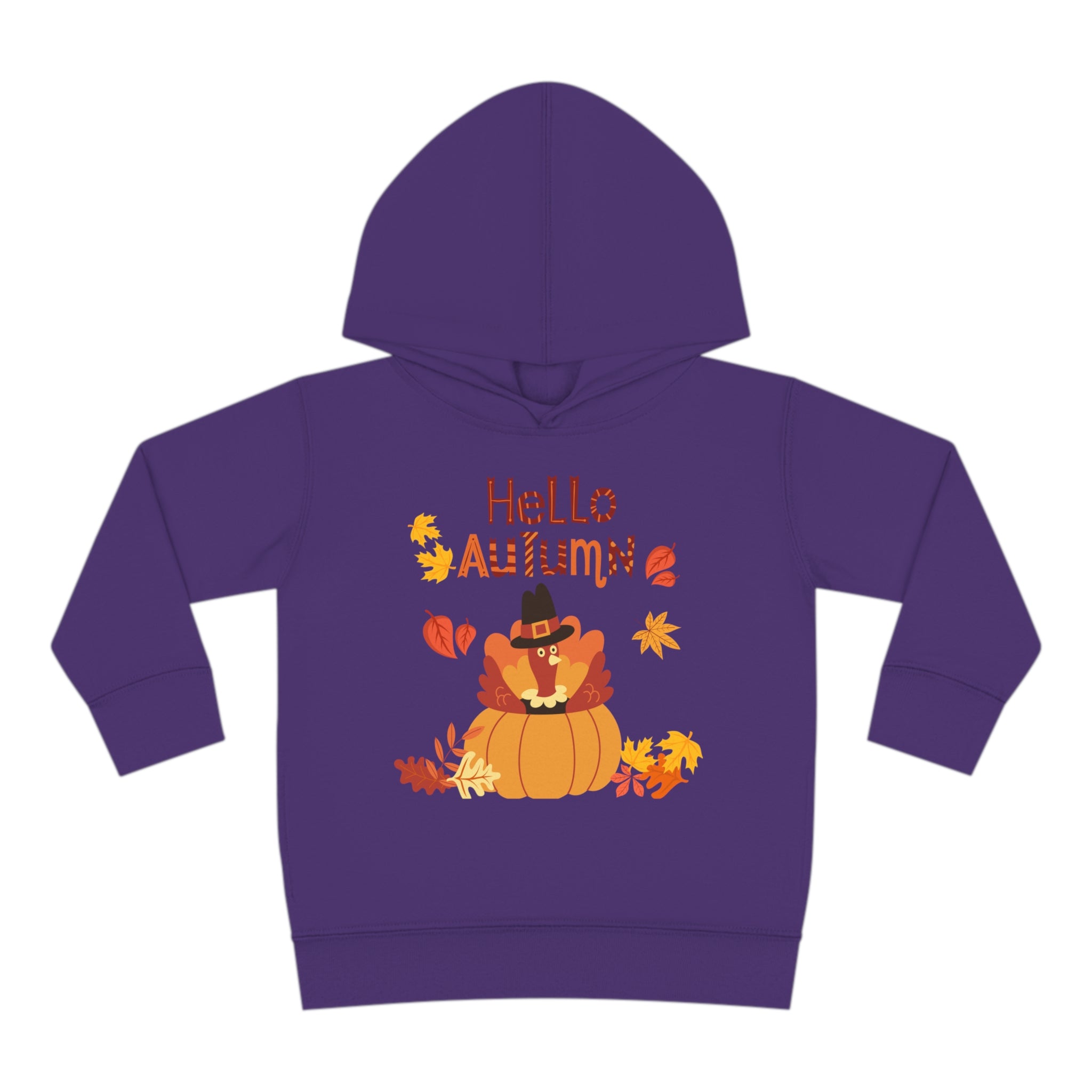 Hello Autumn Toddler Pullover Fleece Hoodie