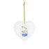 Cheer To The New Year Ceramic Ornament, 4 Shapes